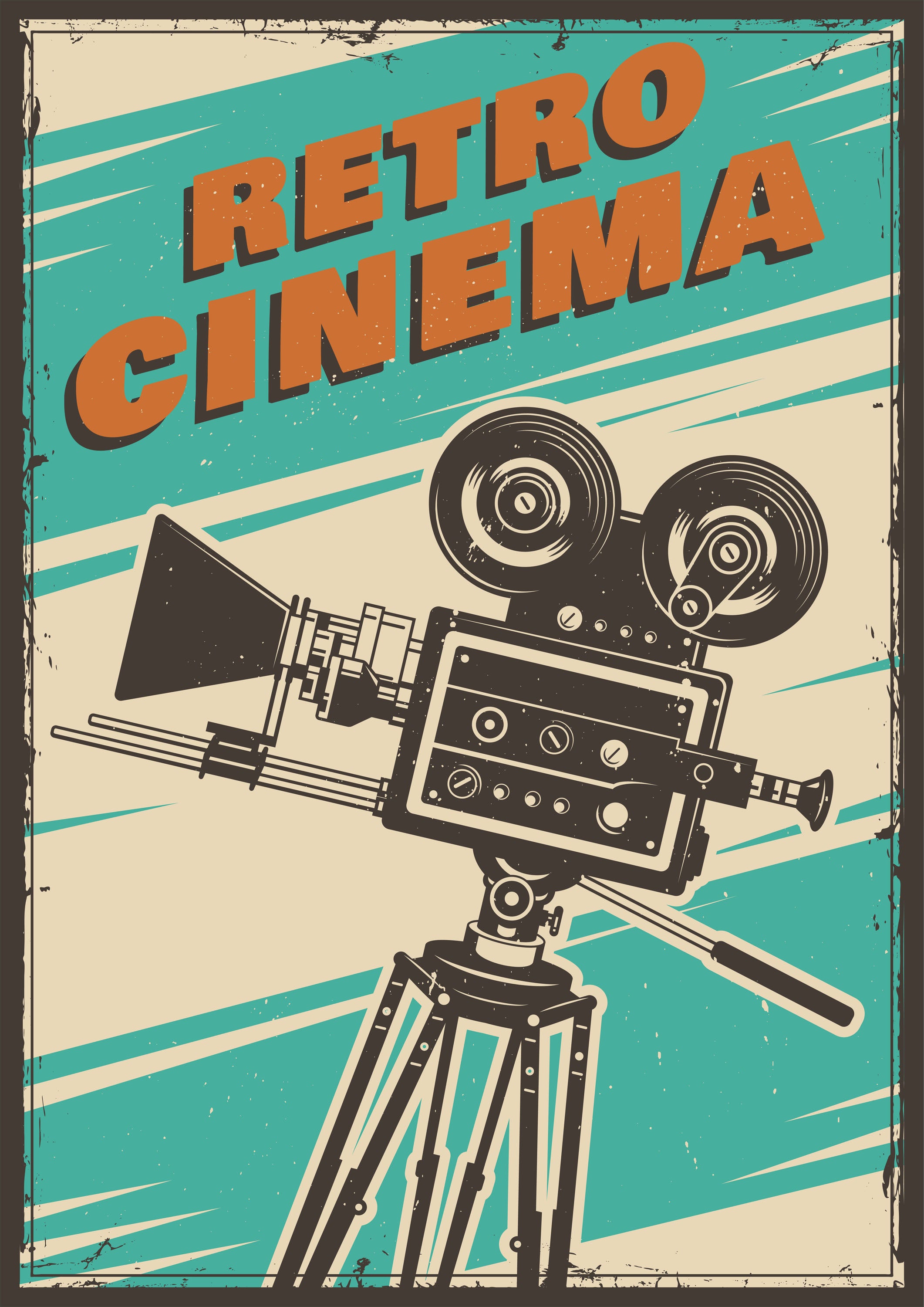 Cine 009 - cuadro decorativo en canvas