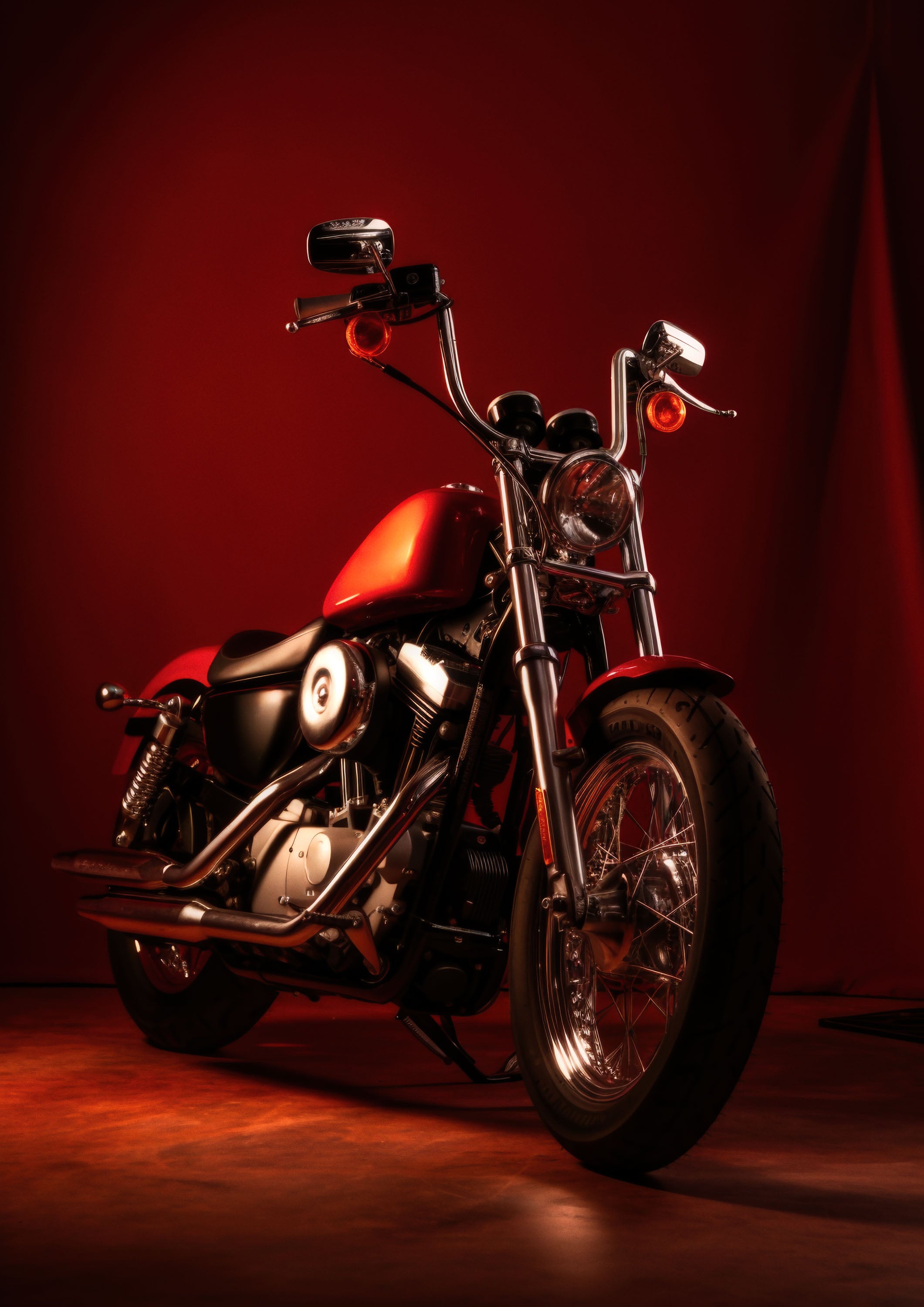 Motocicletas 079 - cuadro decorativo en canvas