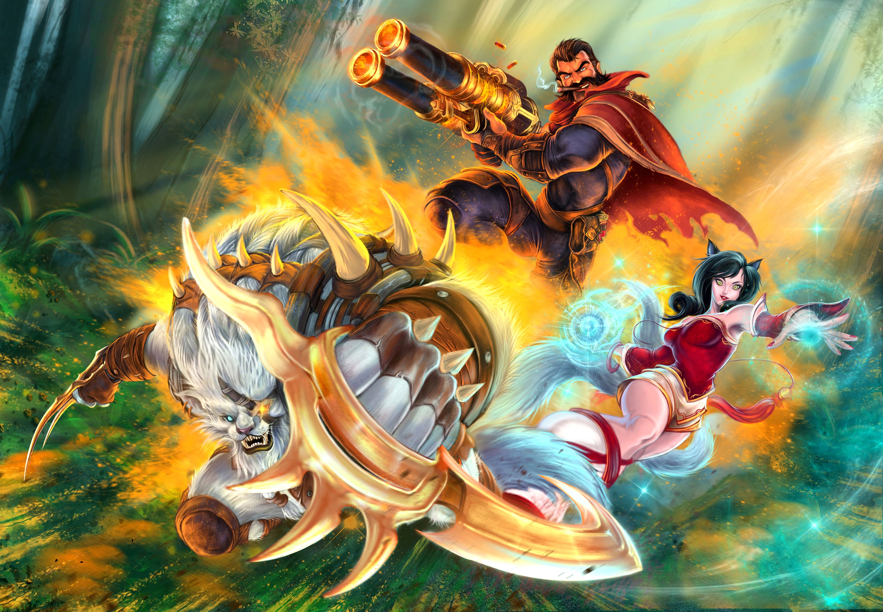 League of Legends 024 - cuadro gamer decorativo en canvas