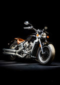 Motocicletas 025 - cuadro decorativo en canvas