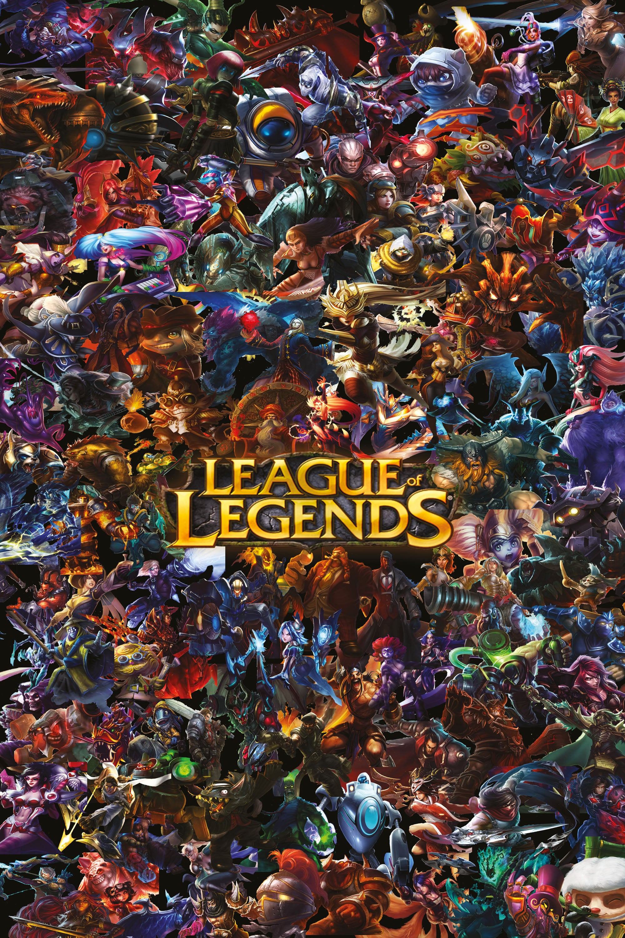 League of Legends 001 - cuadro gamer decorativo en canvas