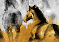 Negro y Dorado 192 - cuadro decorativo en canvas