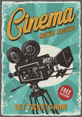 Cine 004 - cuadro decorativo en canvas