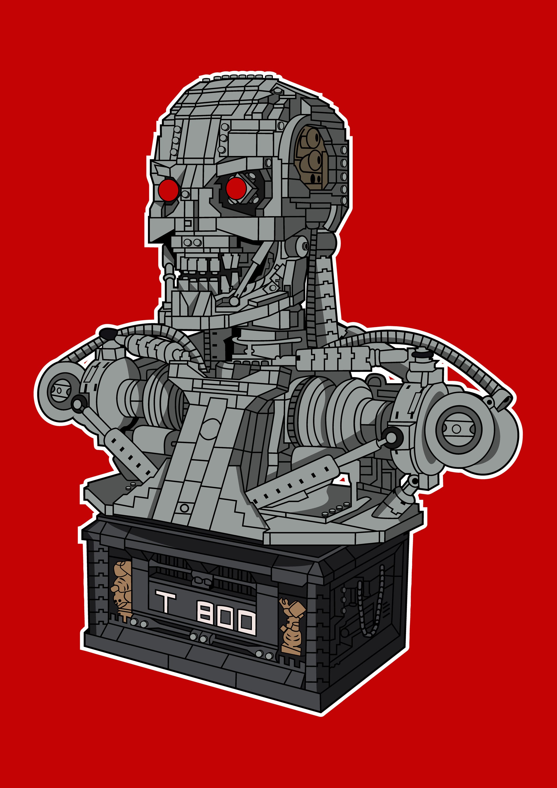 Funko Lego 038 - cuadro decorativo en canvas