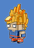 Funko Lego 012 - cuadro decorativo en canvas