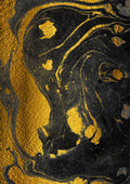 Negro y Dorado 003 - cuadro decorativo en canvas