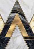 Negro y Dorado 009 - cuadro decorativo en canvas