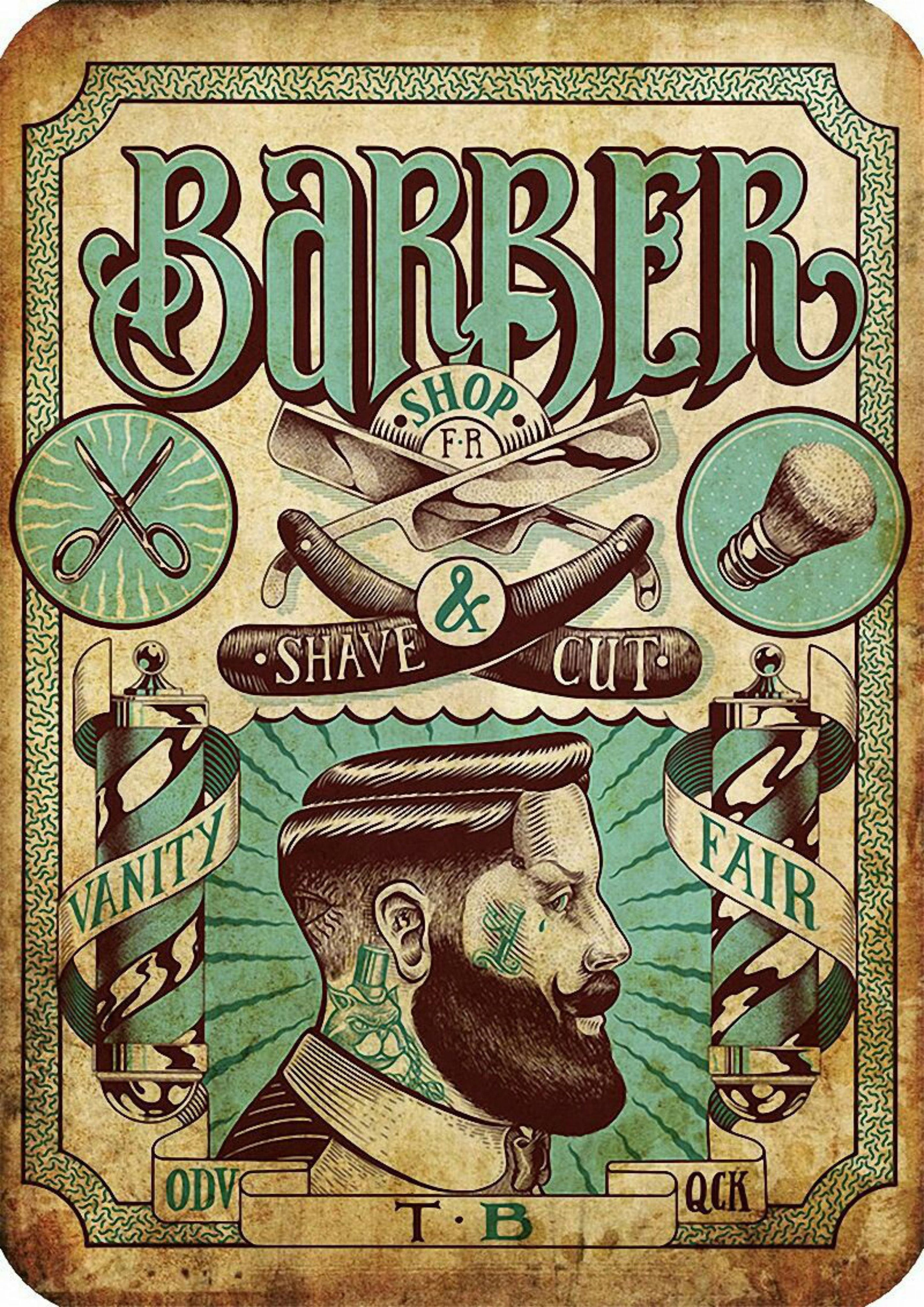 Barbería 030 - Cuadro canvas Canvaradas