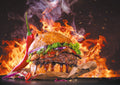 Comida y hamburguesas 001 - Cuadro canvas Canvaradas