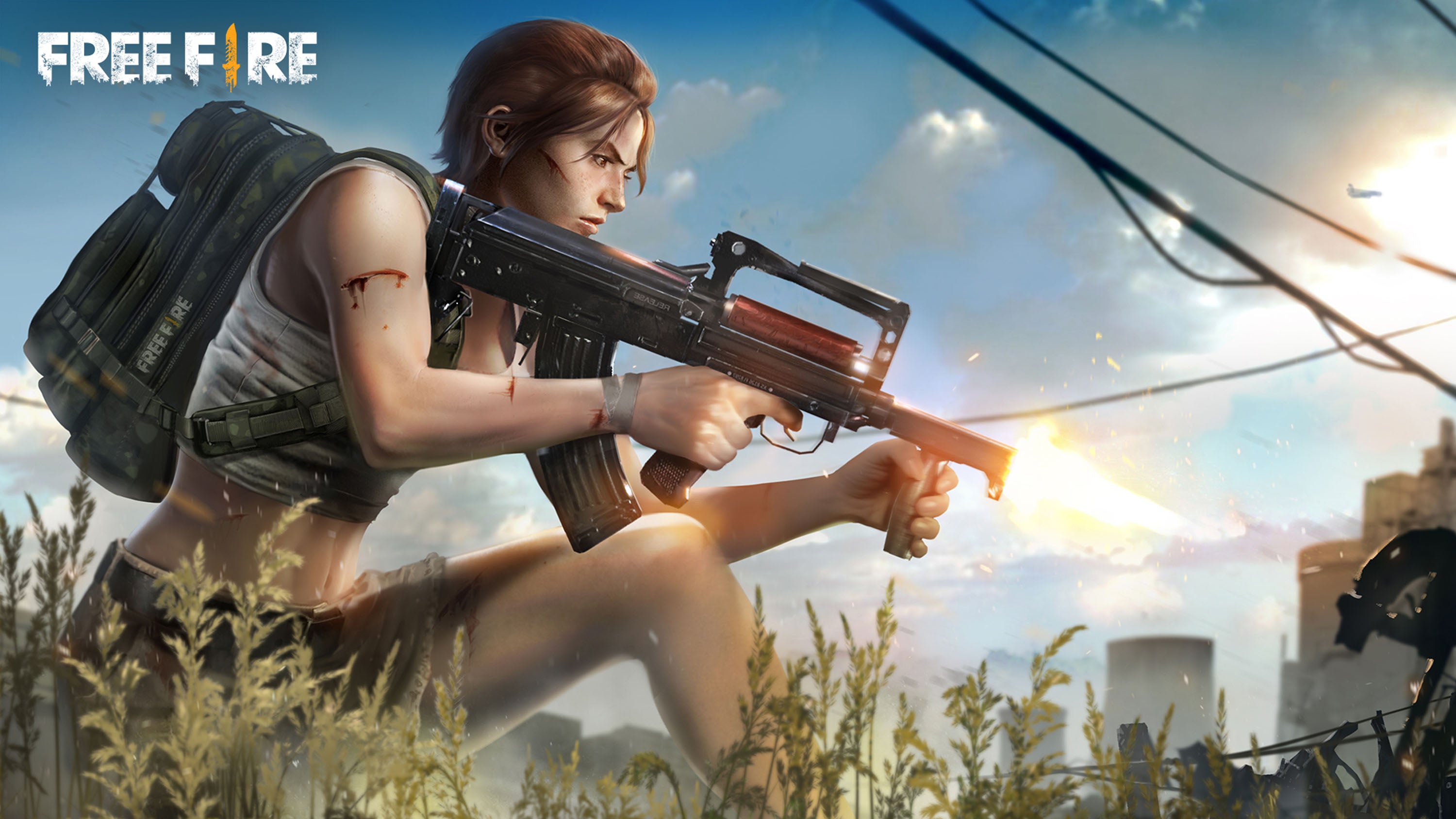 Free Fire 001 - cuadro gamer decorativo en canvas