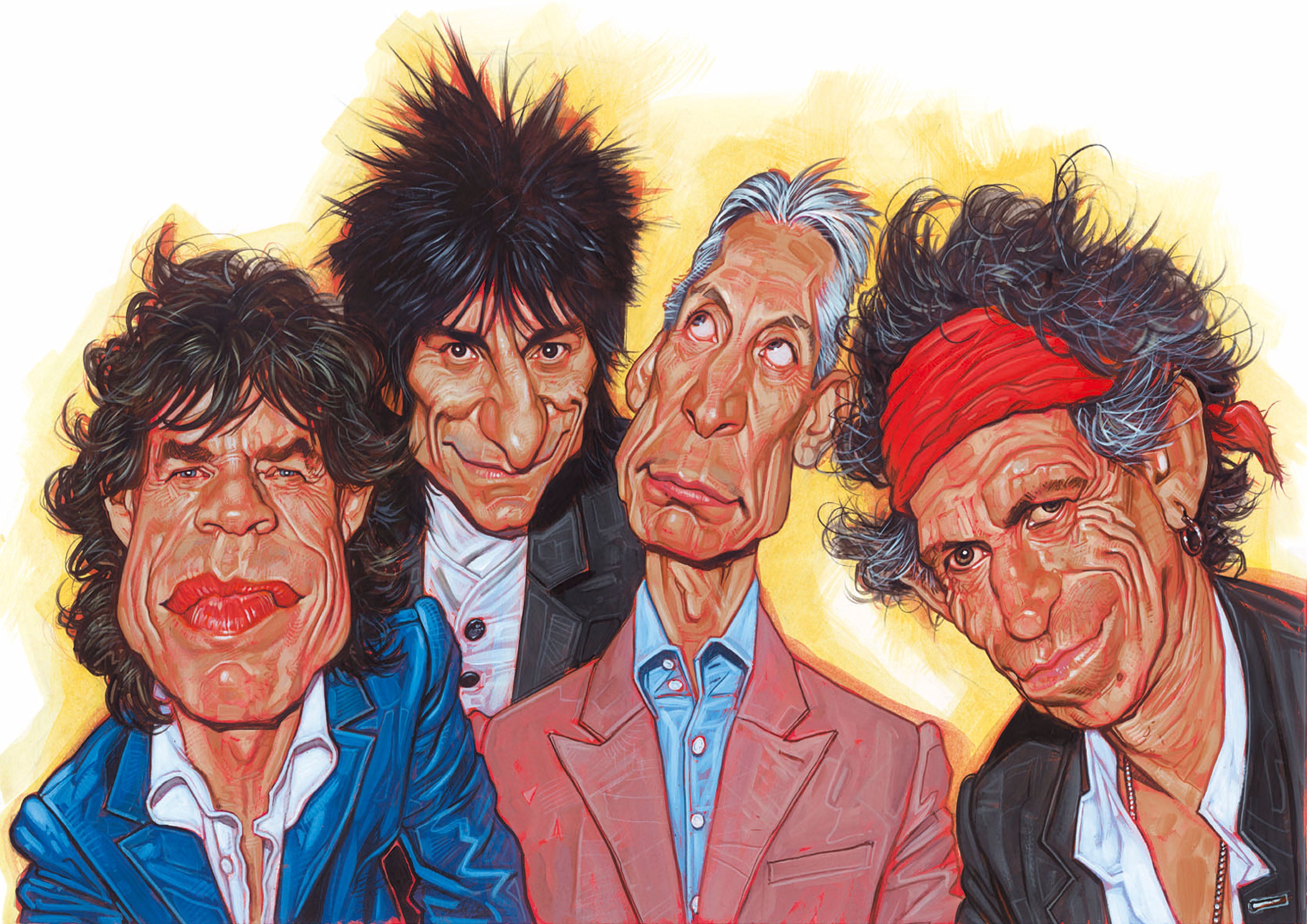The Rolling Stones 005 - cuadro decorativo en canvas