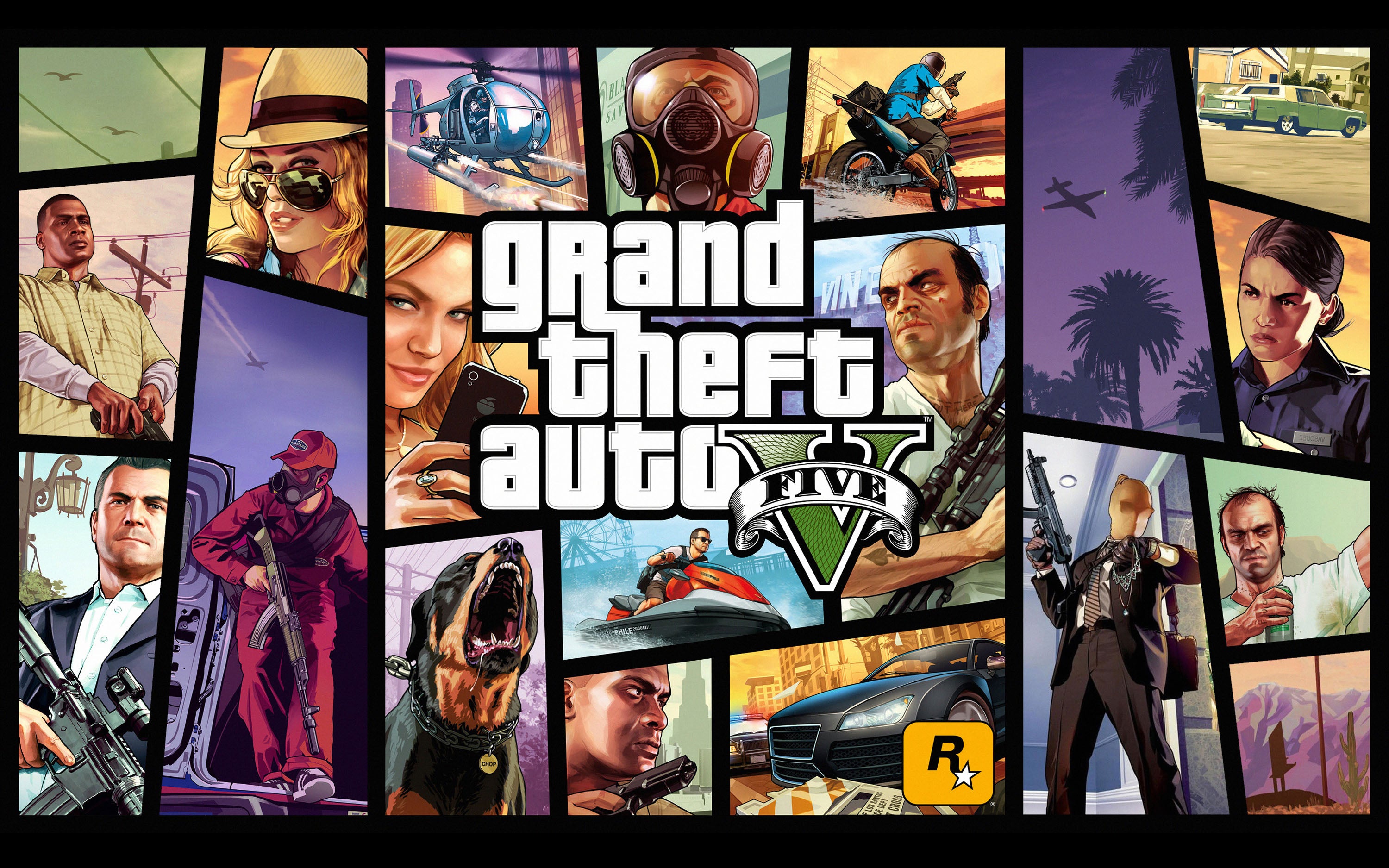Grand Theft Auto 018 - cuadro gamer decorativo en canvas