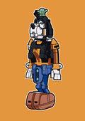 Funko Lego 023 - cuadro decorativo en canvas