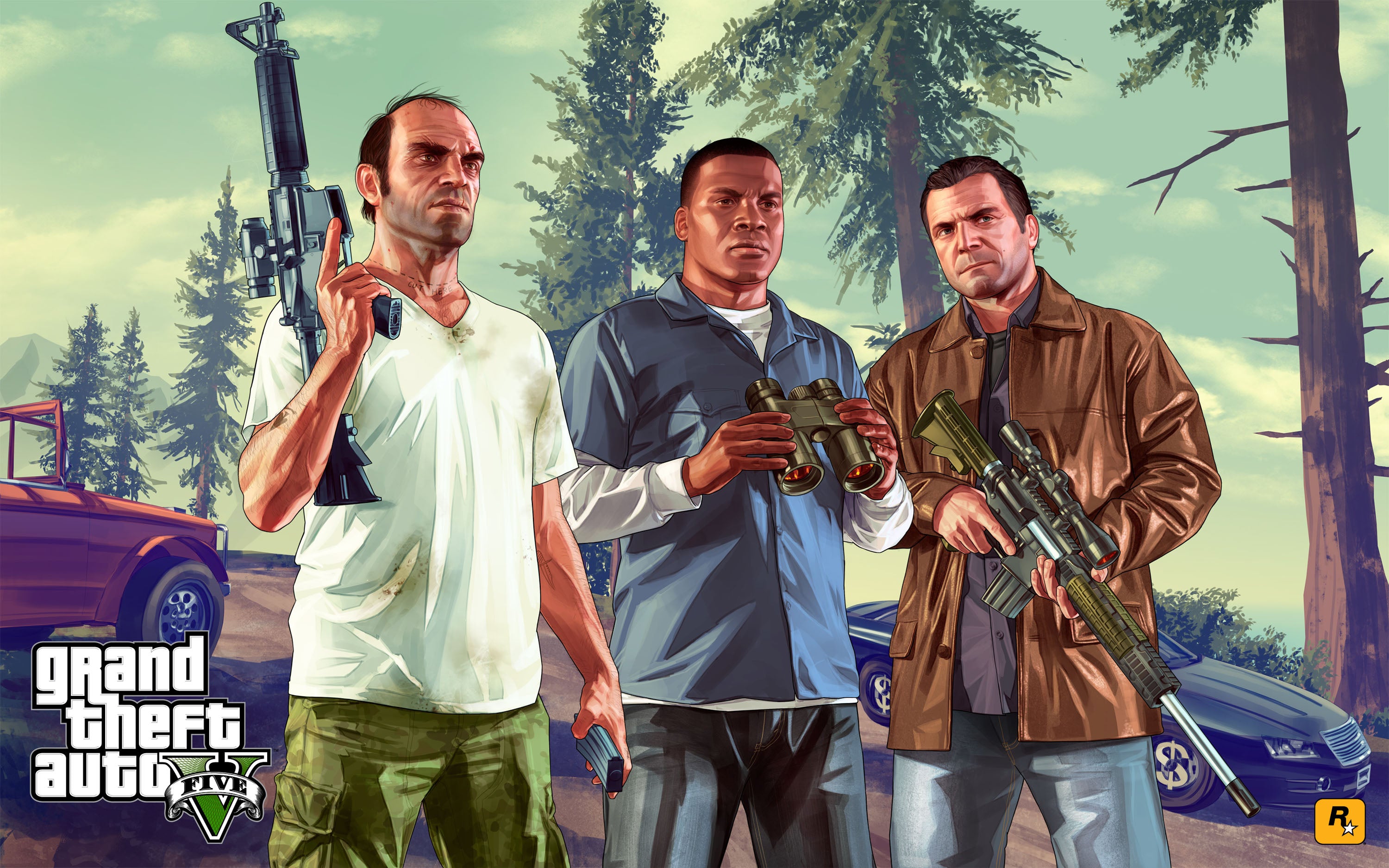 Grand Theft Auto 016 - cuadro gamer decorativo en canvas