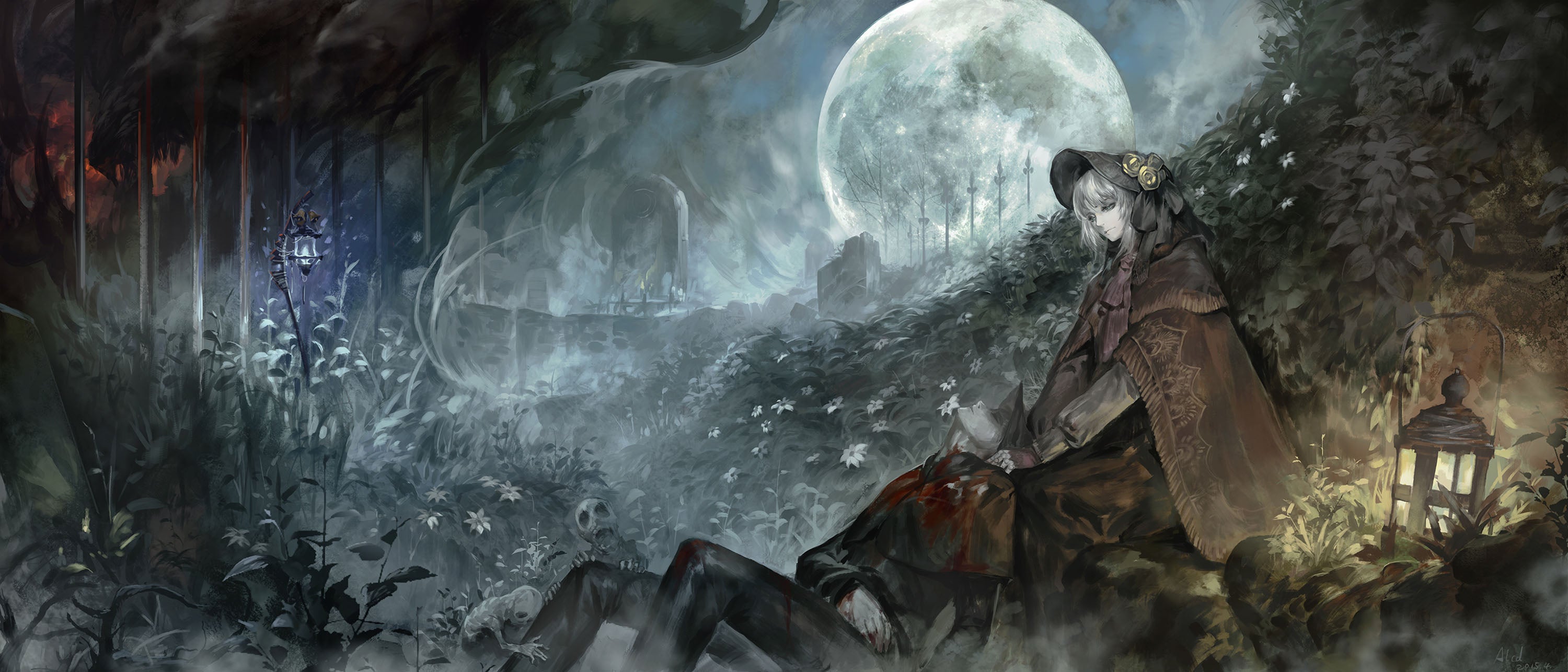 Bloodborne 006 - cuadro gamer decorativo en canvas