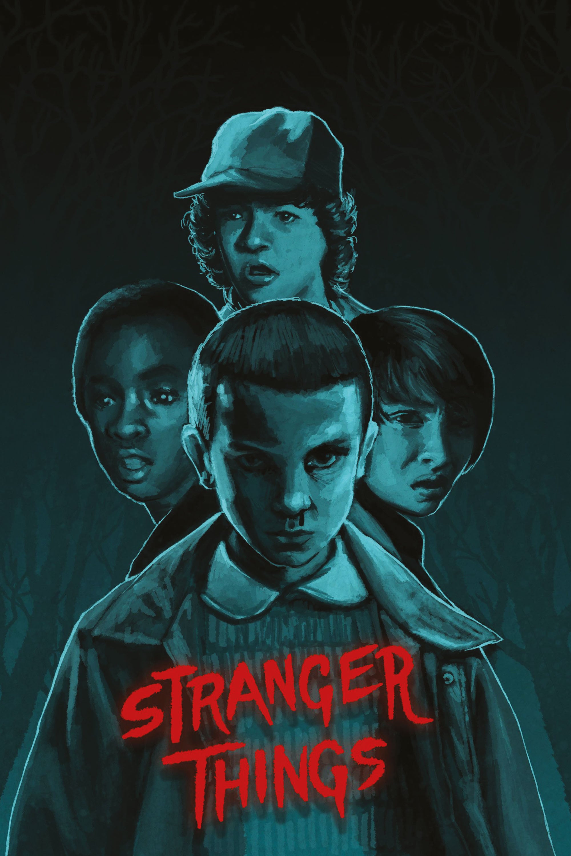 Stranger Things 006 - cuadro decorativo en canvas
