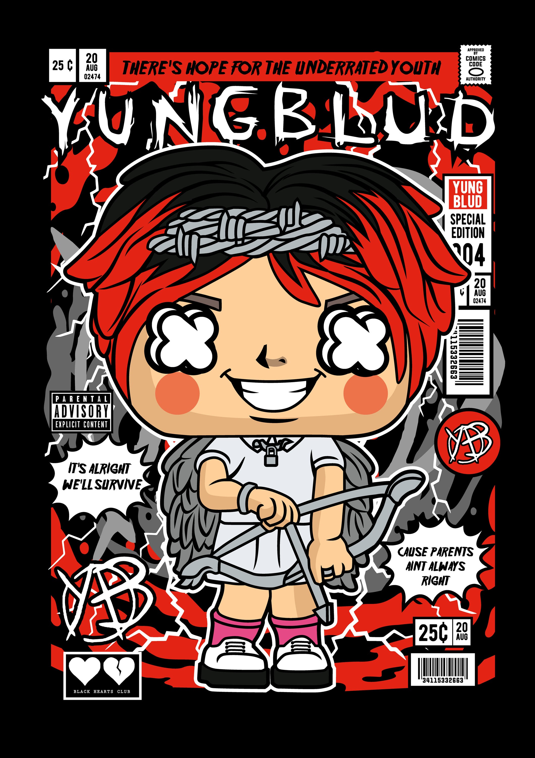 Funko Música 109 - cuadro decorativo en canvas