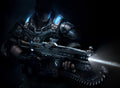 Gears 001 - cuadro gamer decorativo en canvas