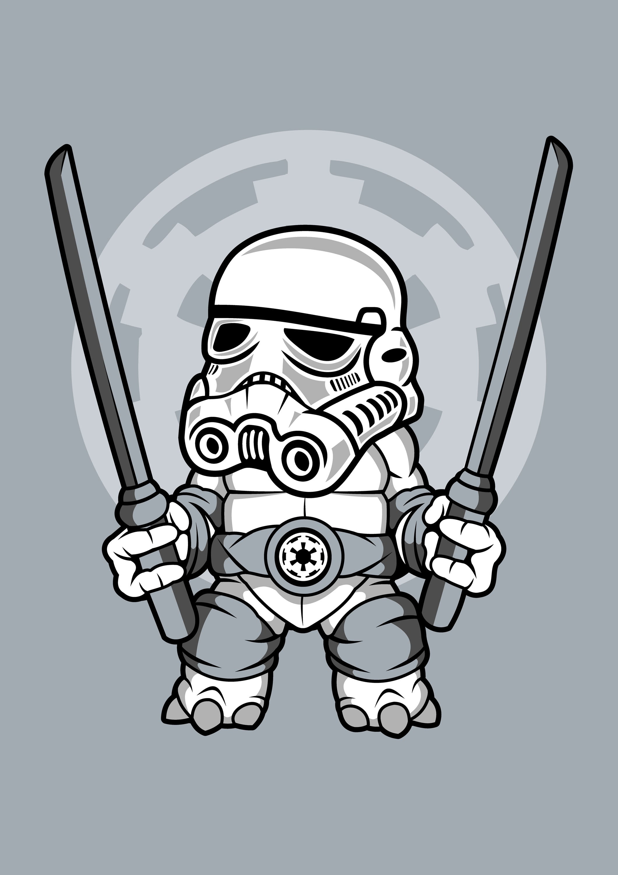 Funko Troopers 013 - cuadro decorativo en canvas