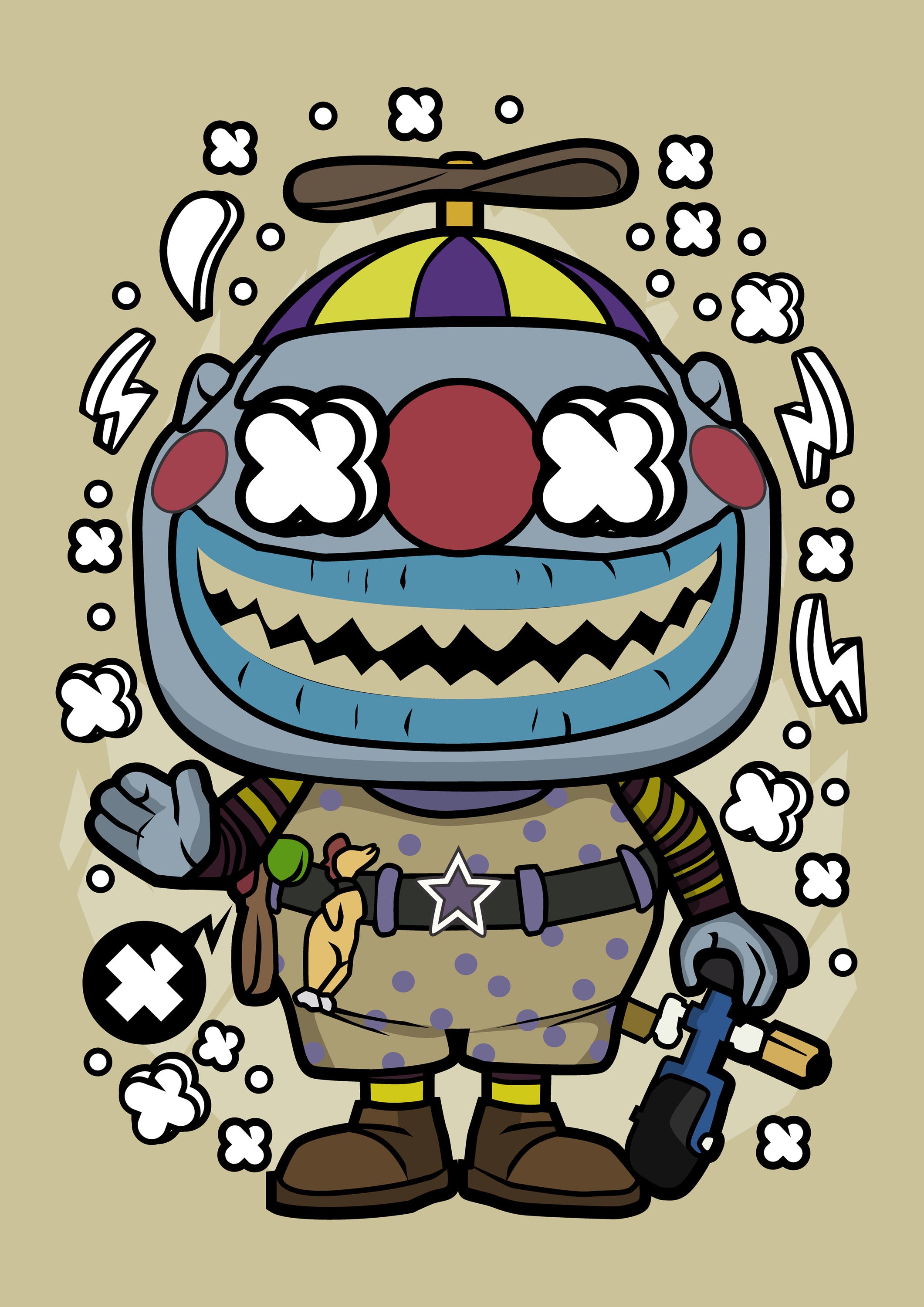 Funko Personajes 017 - cuadro decorativo en canvas