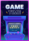 Gaming Retro 001 - cuadro gamer decorativo en canvas