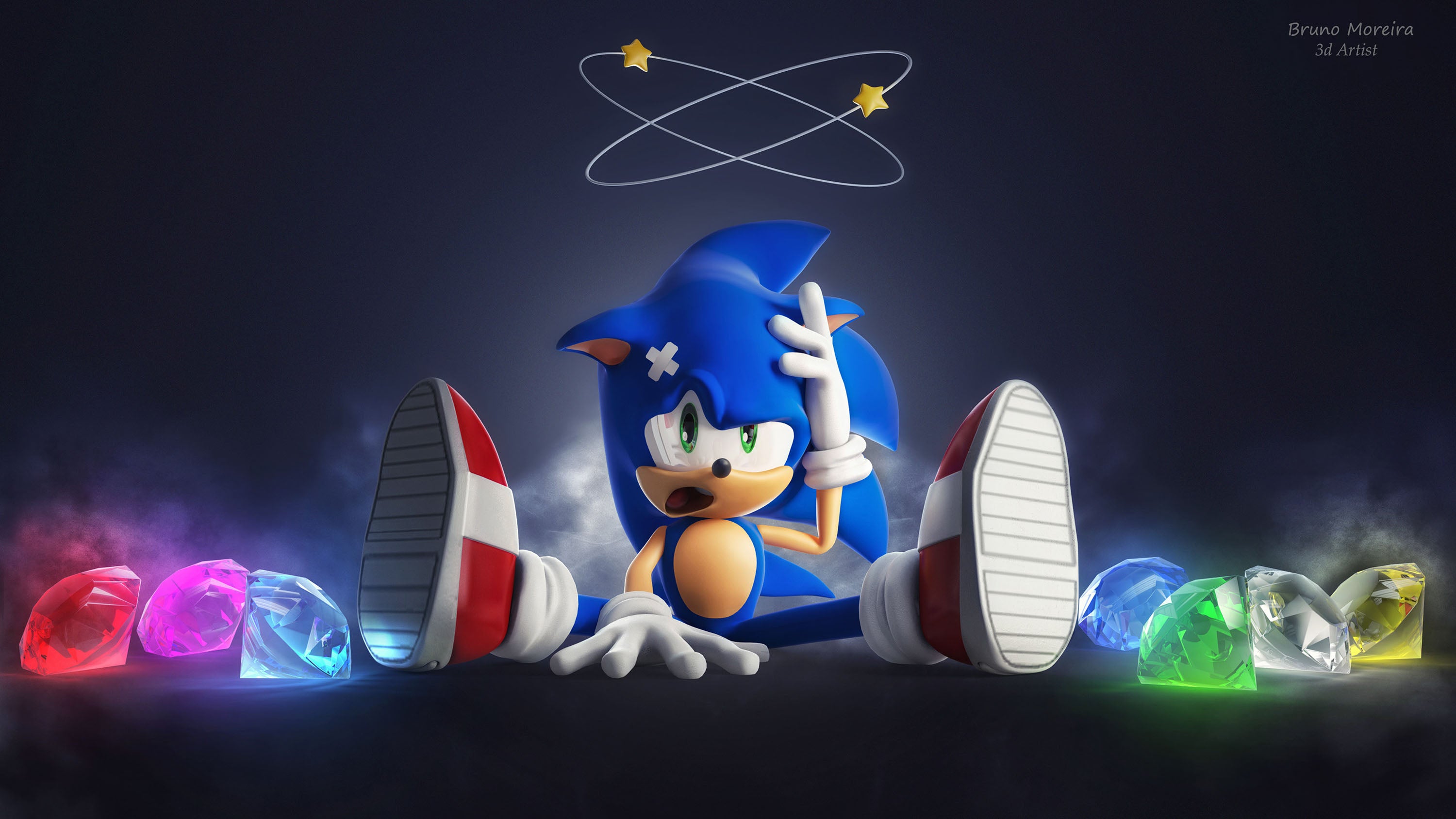 Sonic 014 - cuadro gamer decorativo en canvas