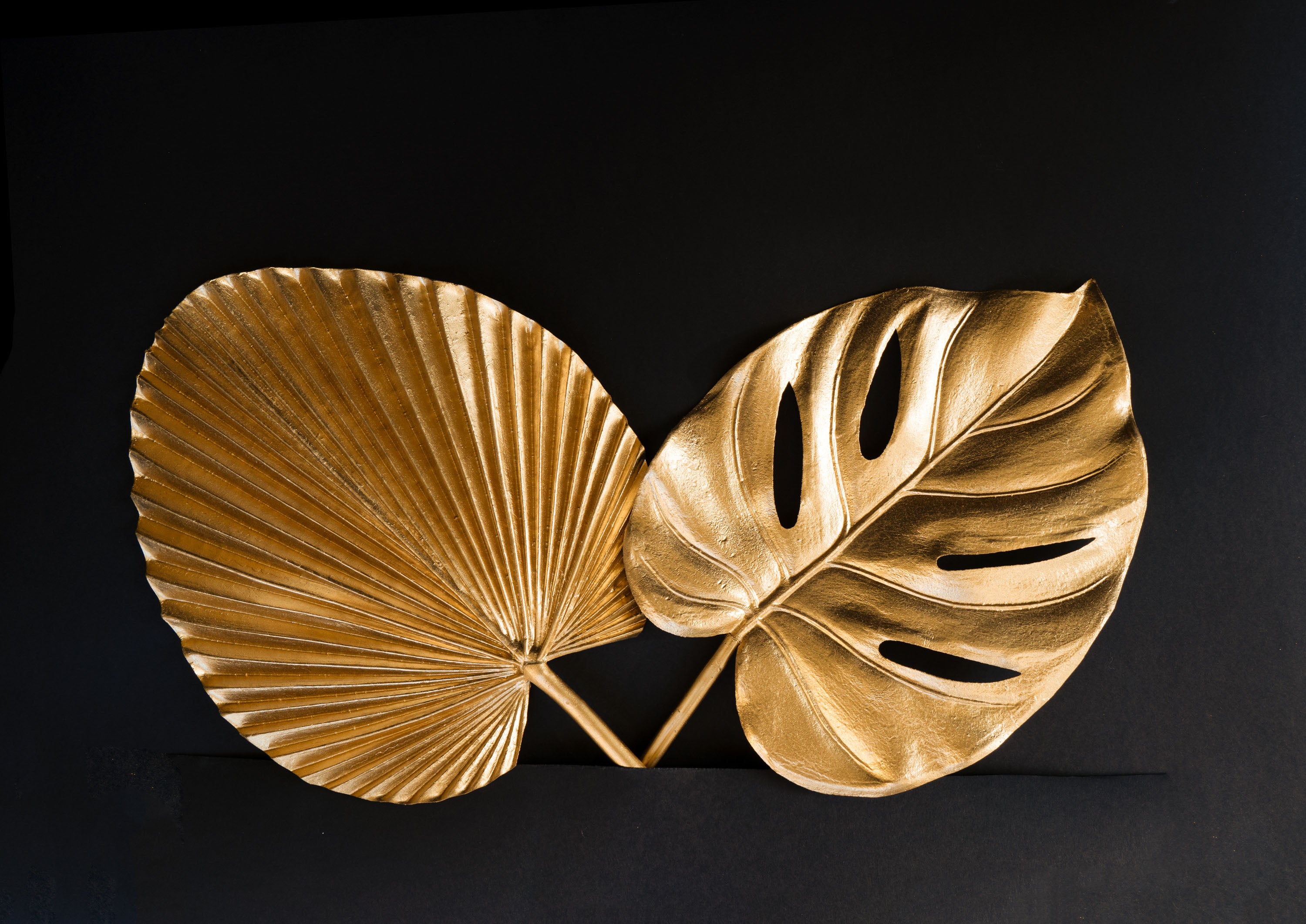 Negro y Dorado 063 - cuadro decorativo en canvas