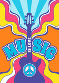 Música Artística 052 - cuadro decorativo en canvas