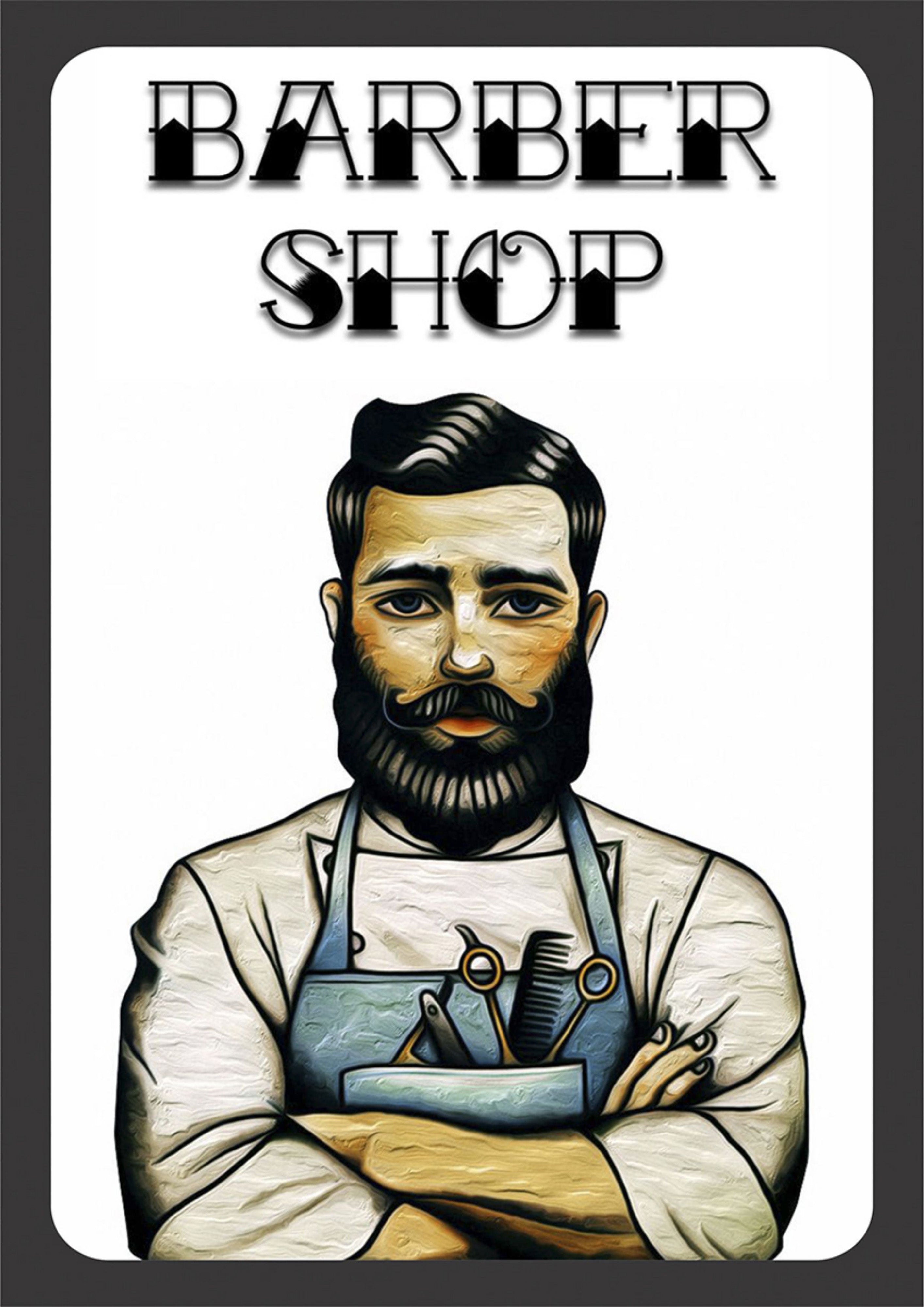 Barbería 064 - Cuadro canvas Canvaradas