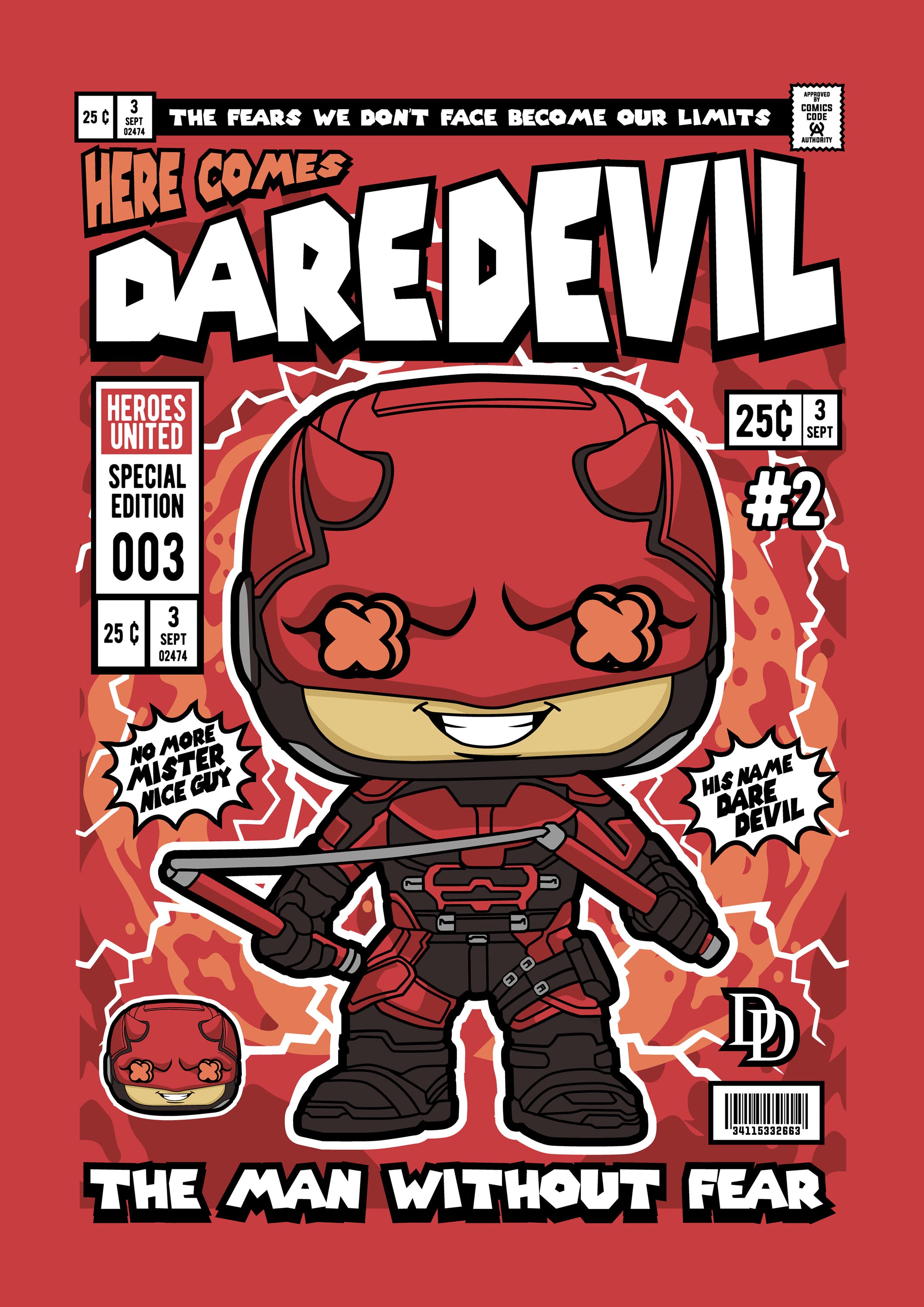Funko Marvel 023 - cuadro decorativo en canvas
