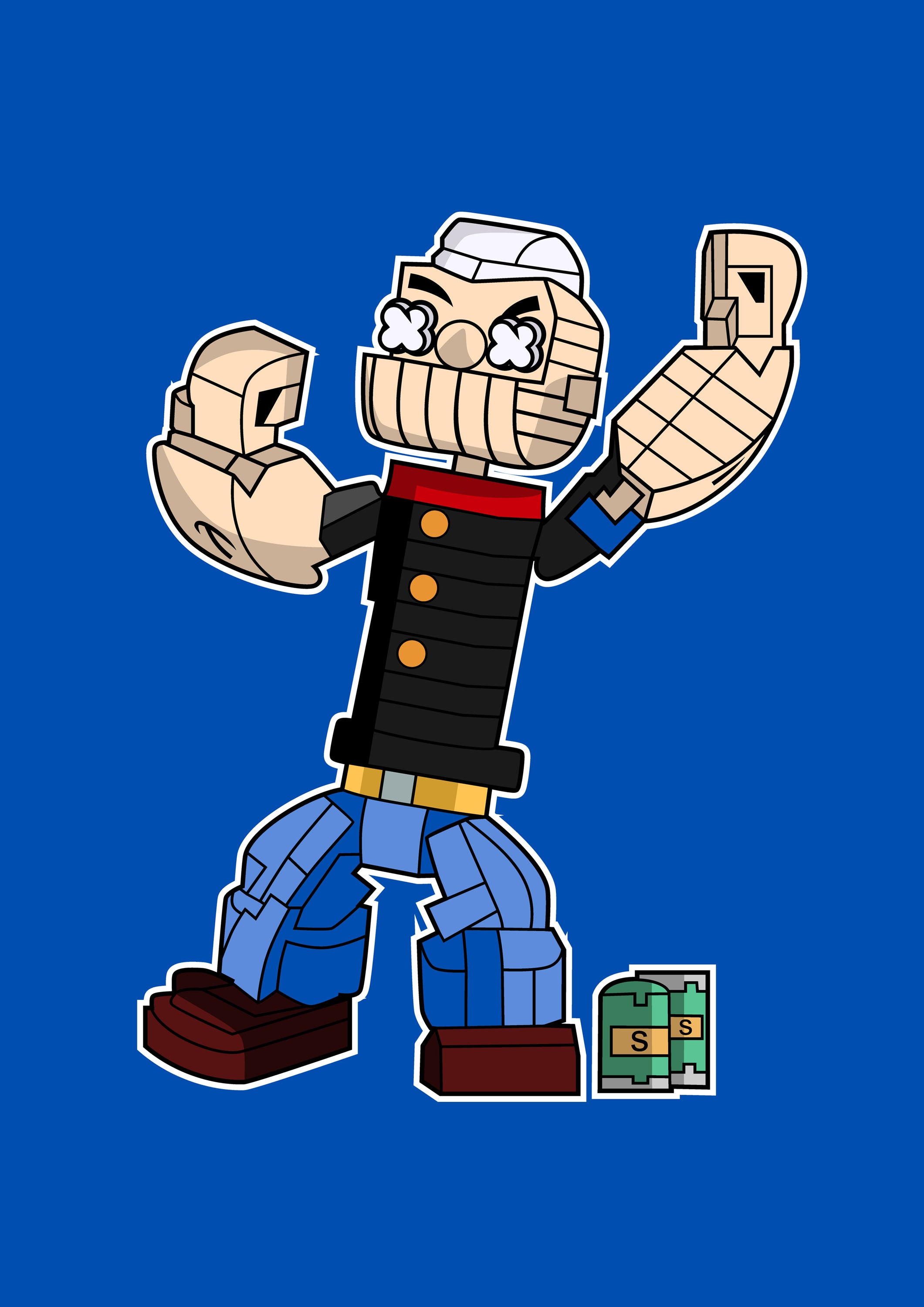 Funko Lego 031 - cuadro decorativo en canvas