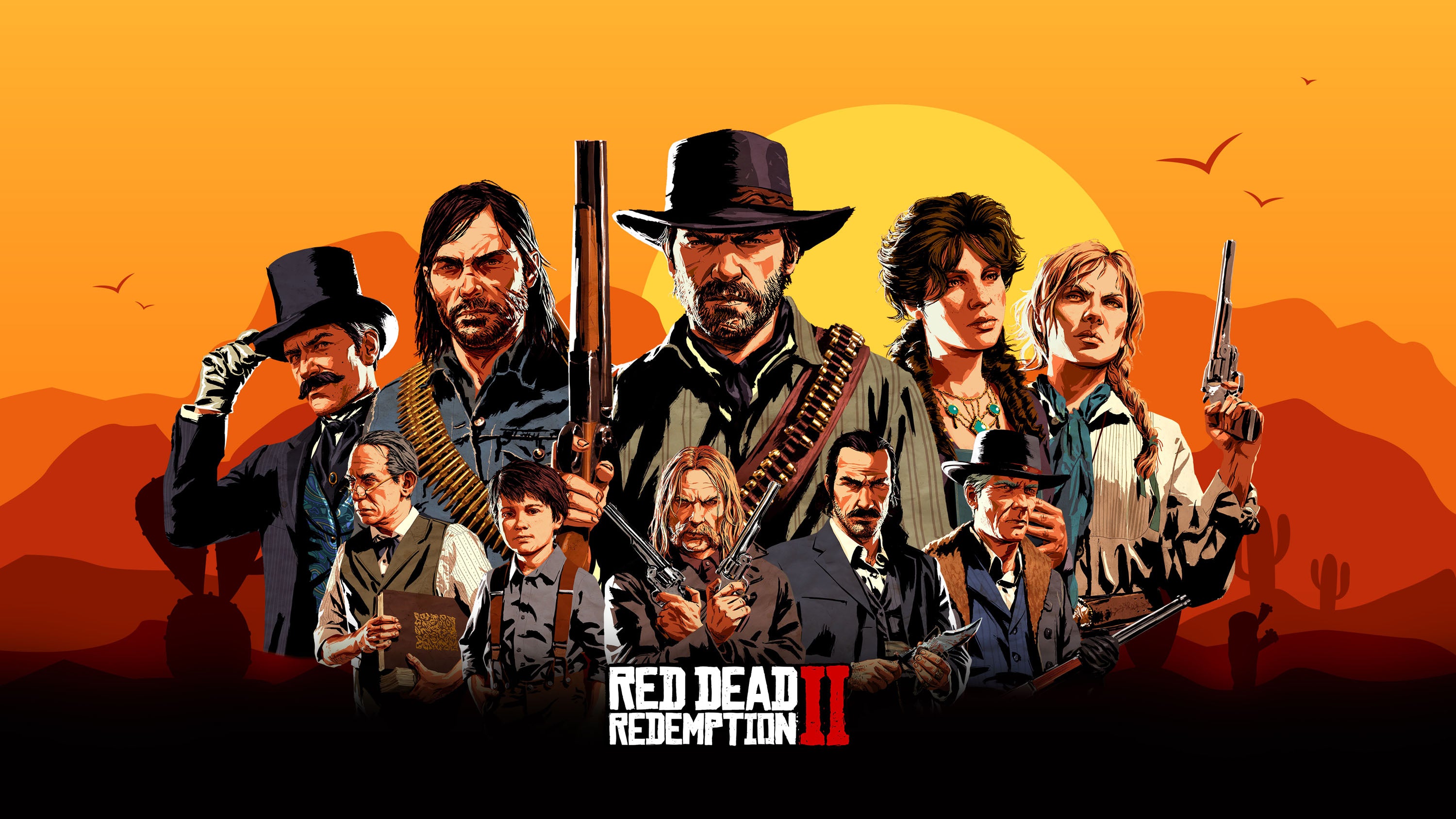 Red Dead Redemption 001 - cuadro gamer decorativo en canvas