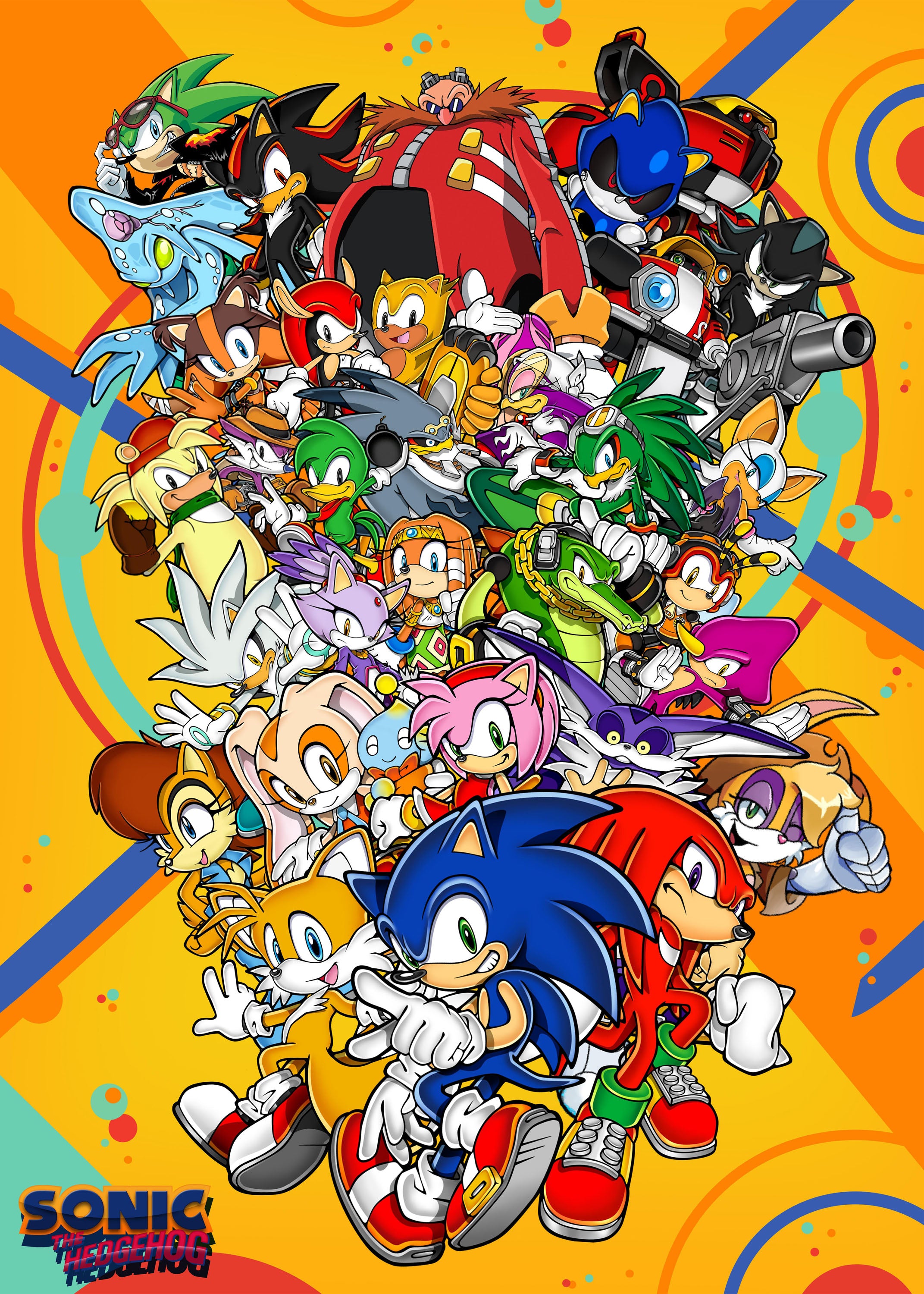 Sonic 002 - cuadro gamer decorativo en canvas