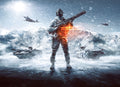 Battlefield 003 - cuadro gamer decorativo en canvas