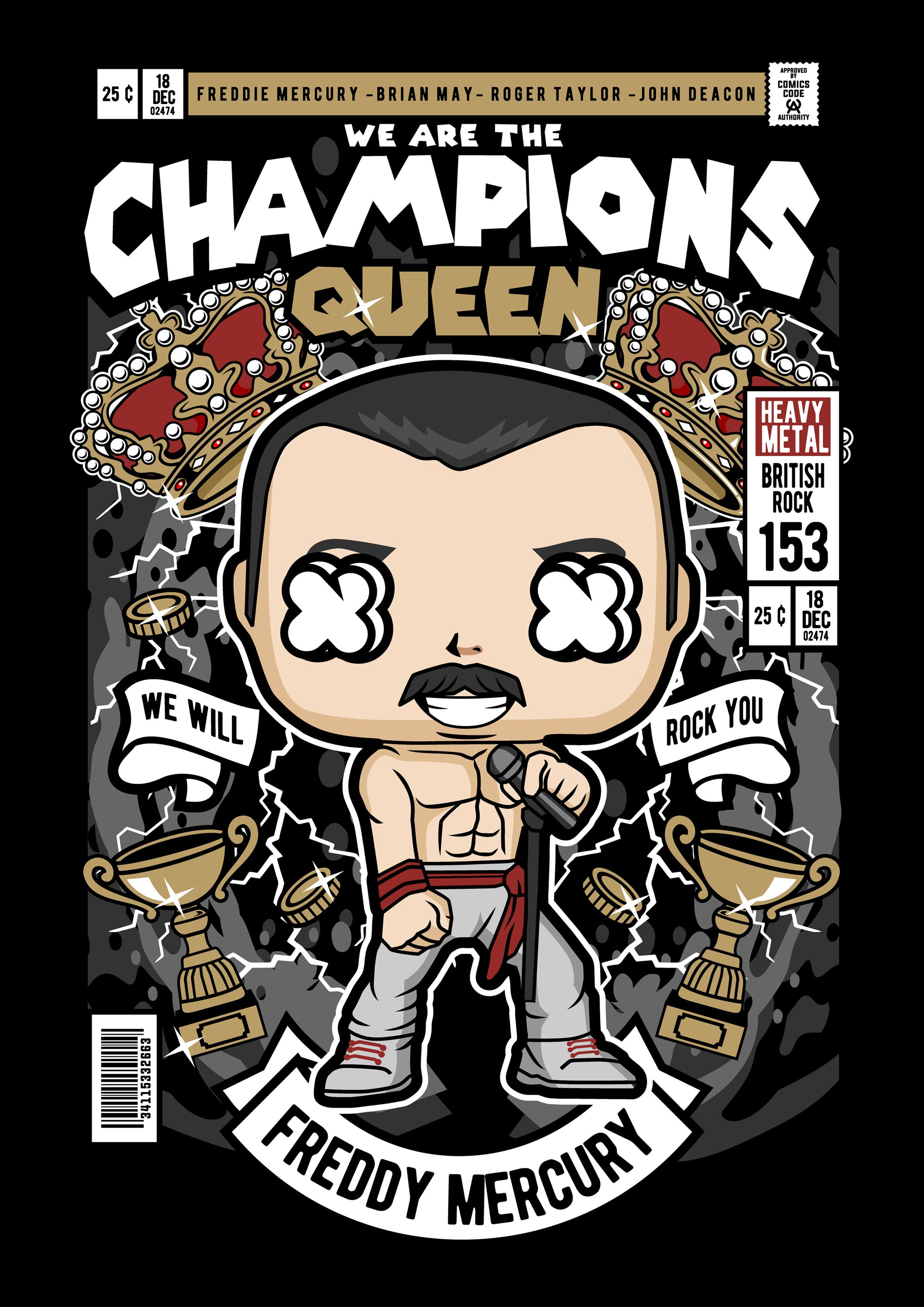 Funko Rock 061 - cuadro decorativo en canvas