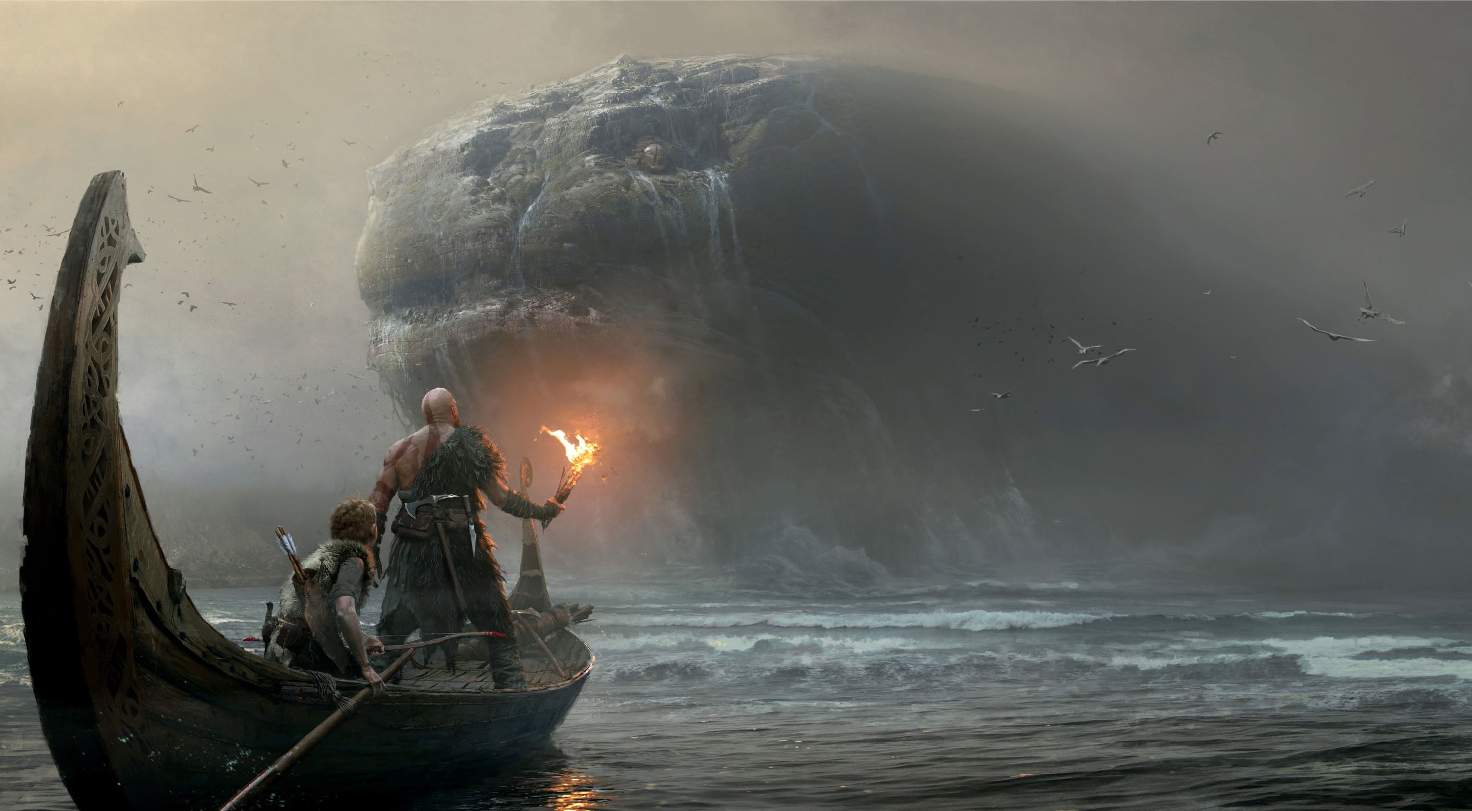 God of War 021 - cuadro gamer decorativo en canvas