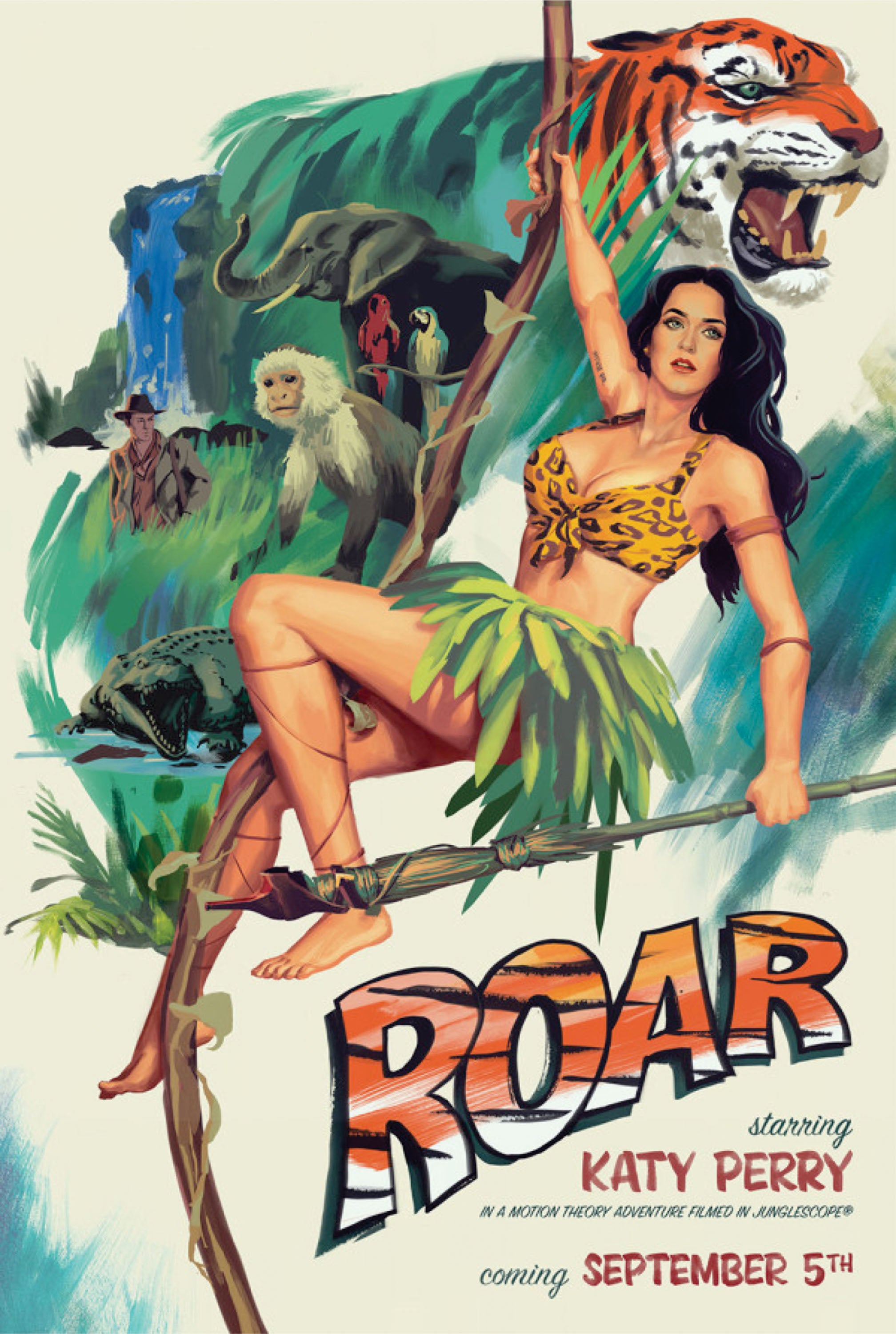 Katy Perry 001 - cuadro decorativo en canvas