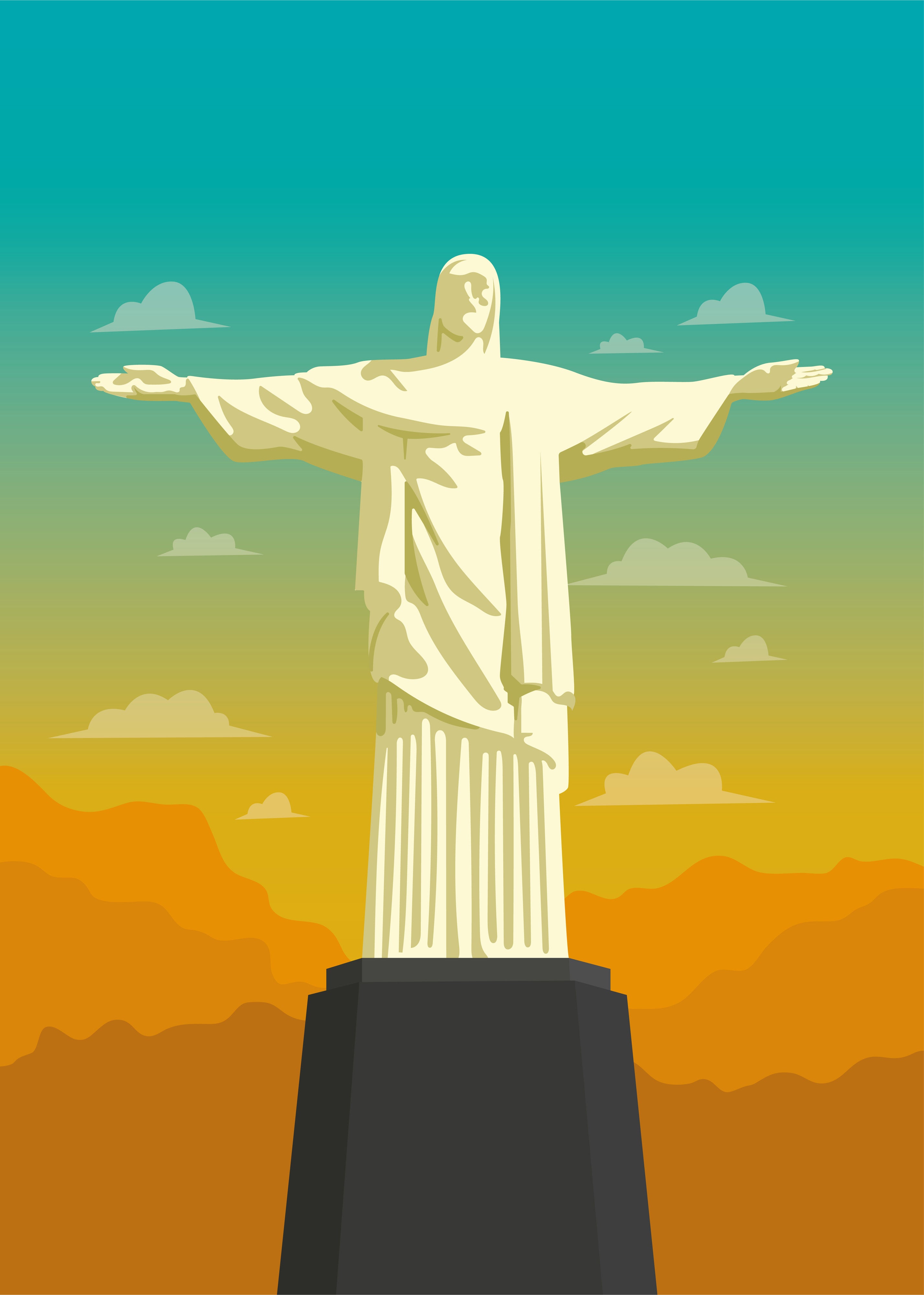 Maravillas del mundo 001 - Cuadro canvas Canvaradas