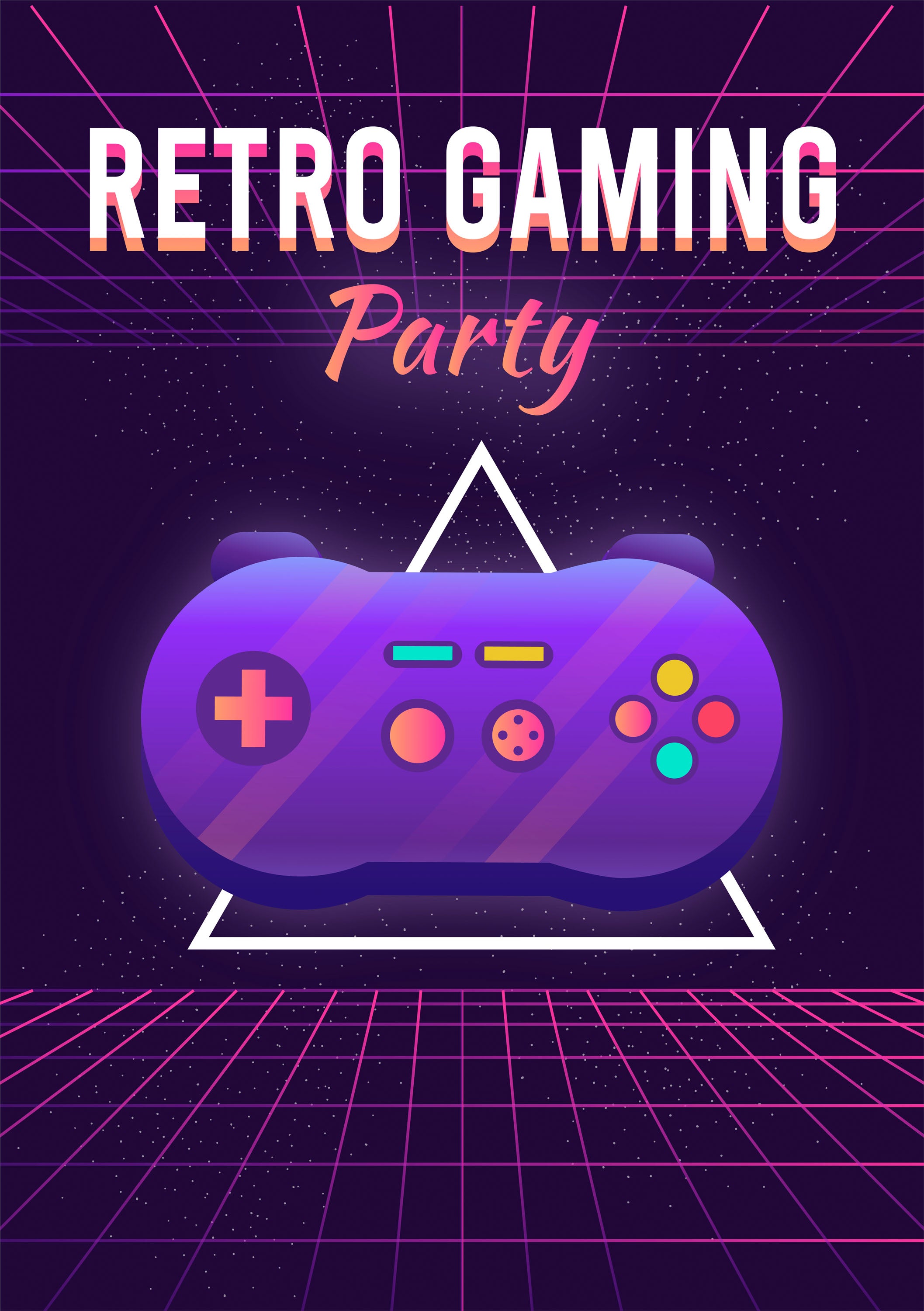 Gaming Retro 012 - cuadro gamer decorativo en canvas
