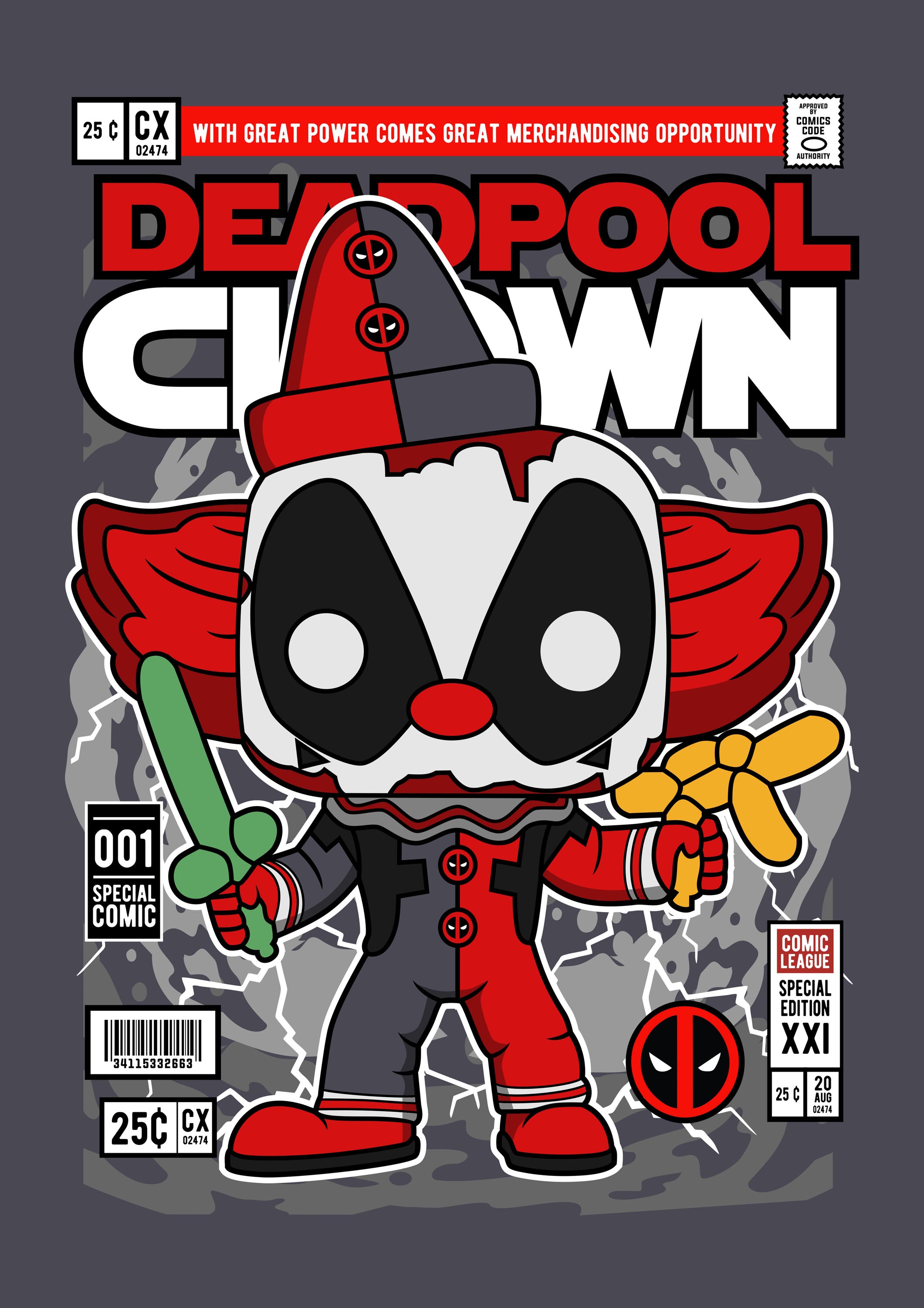Funko Marvel 016 - cuadro decorativo en canvas