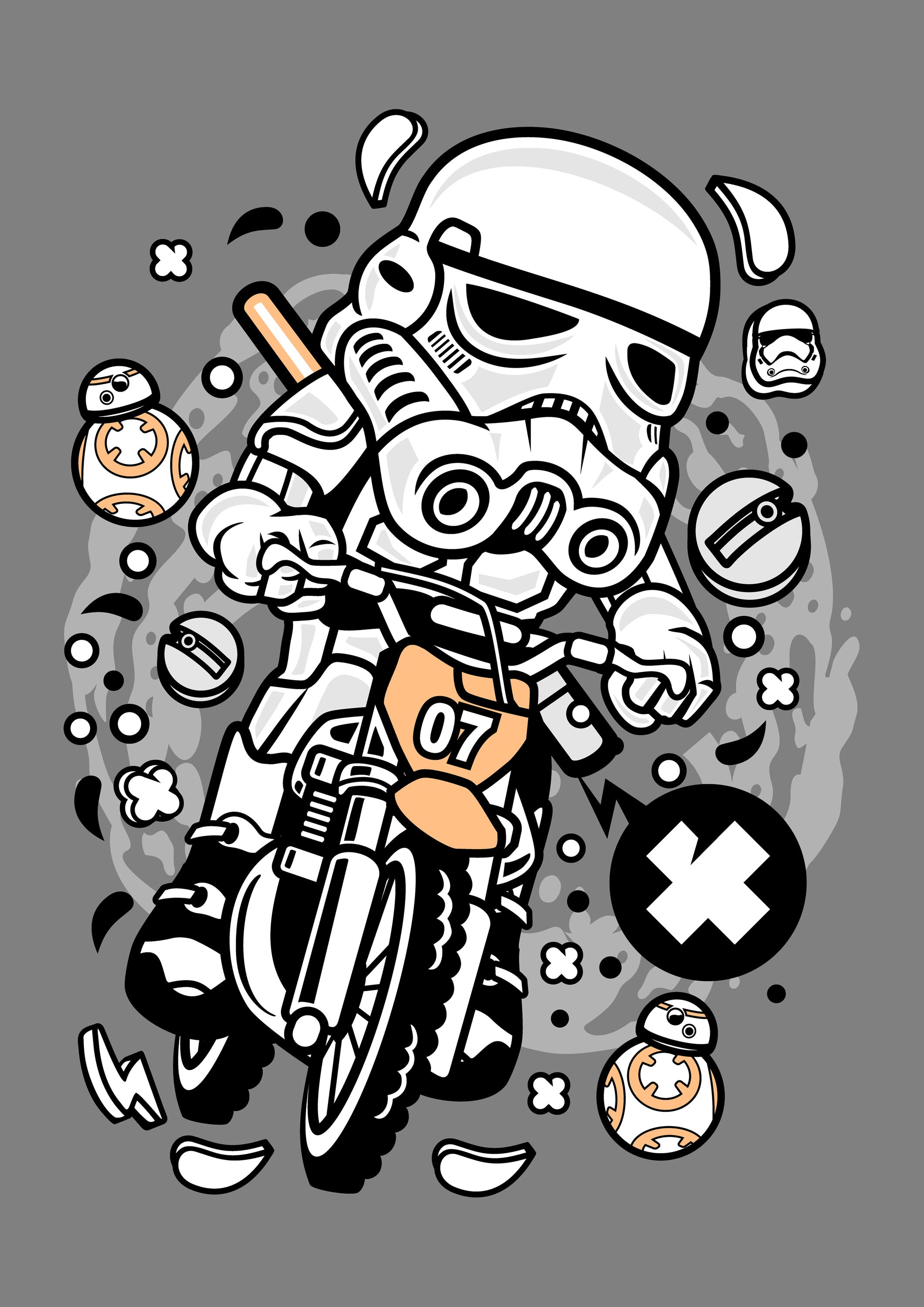 Funko Troopers 066 - cuadro decorativo en canvas