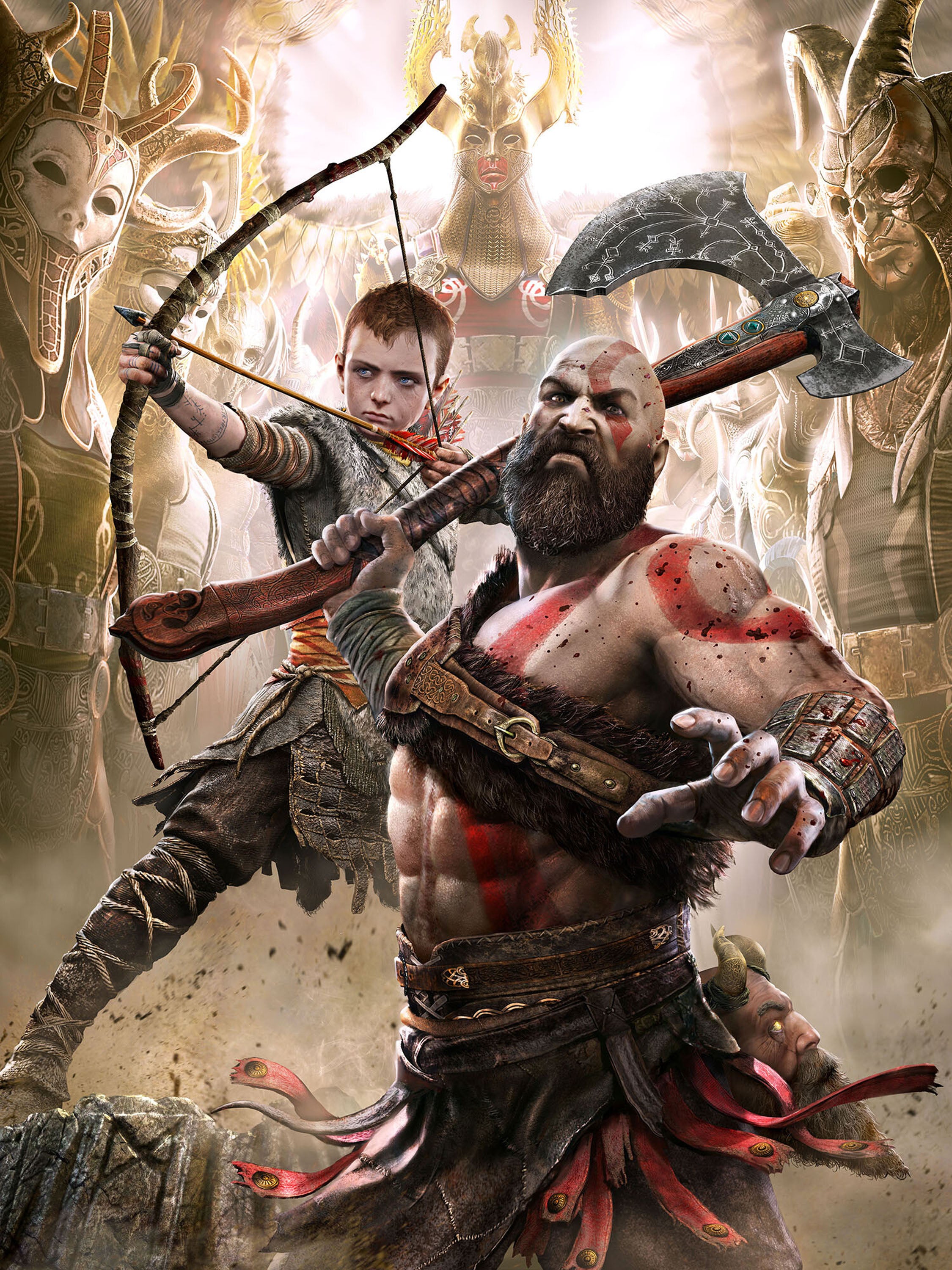 God of War 024 - cuadro gamer decorativo en canvas