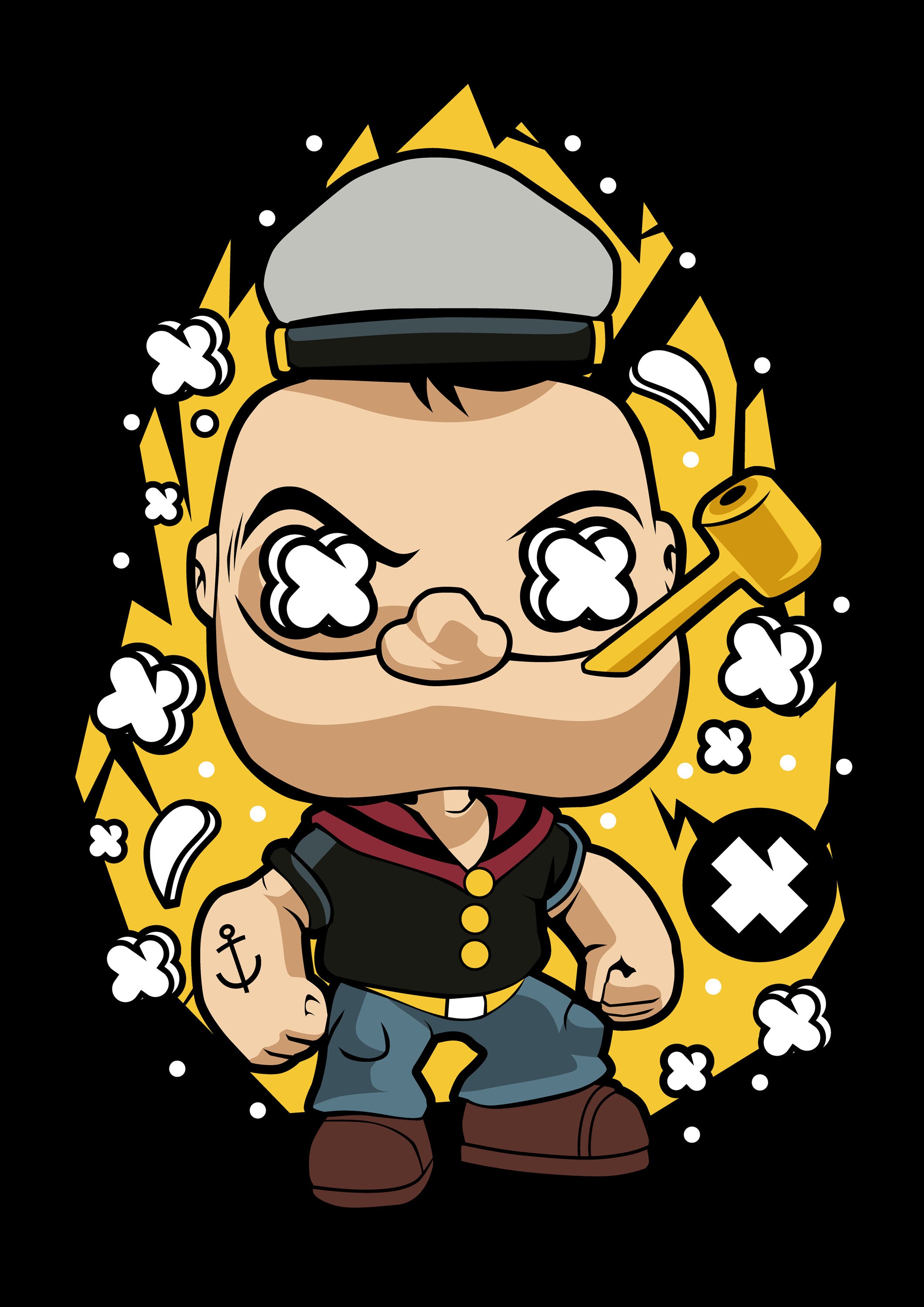 Funko Caricaturas 057 - cuadro decorativo en canvas