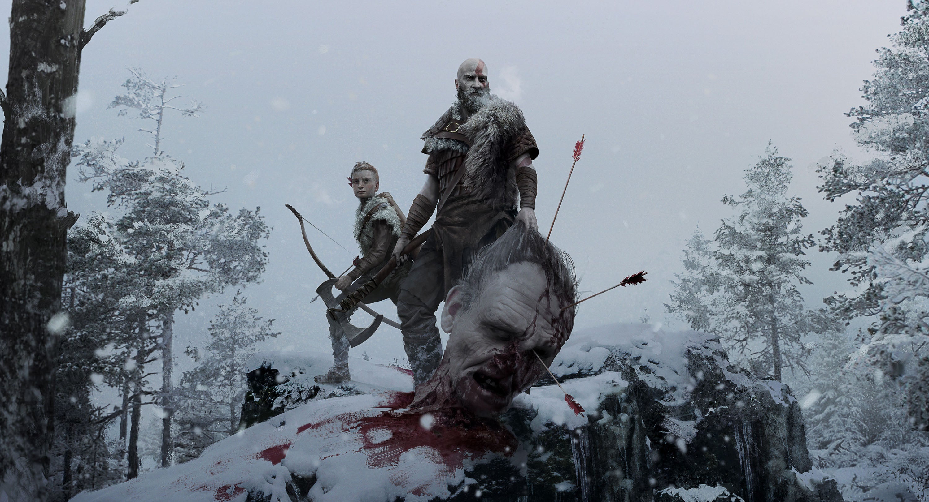 God of War 020 - cuadro gamer decorativo en canvas