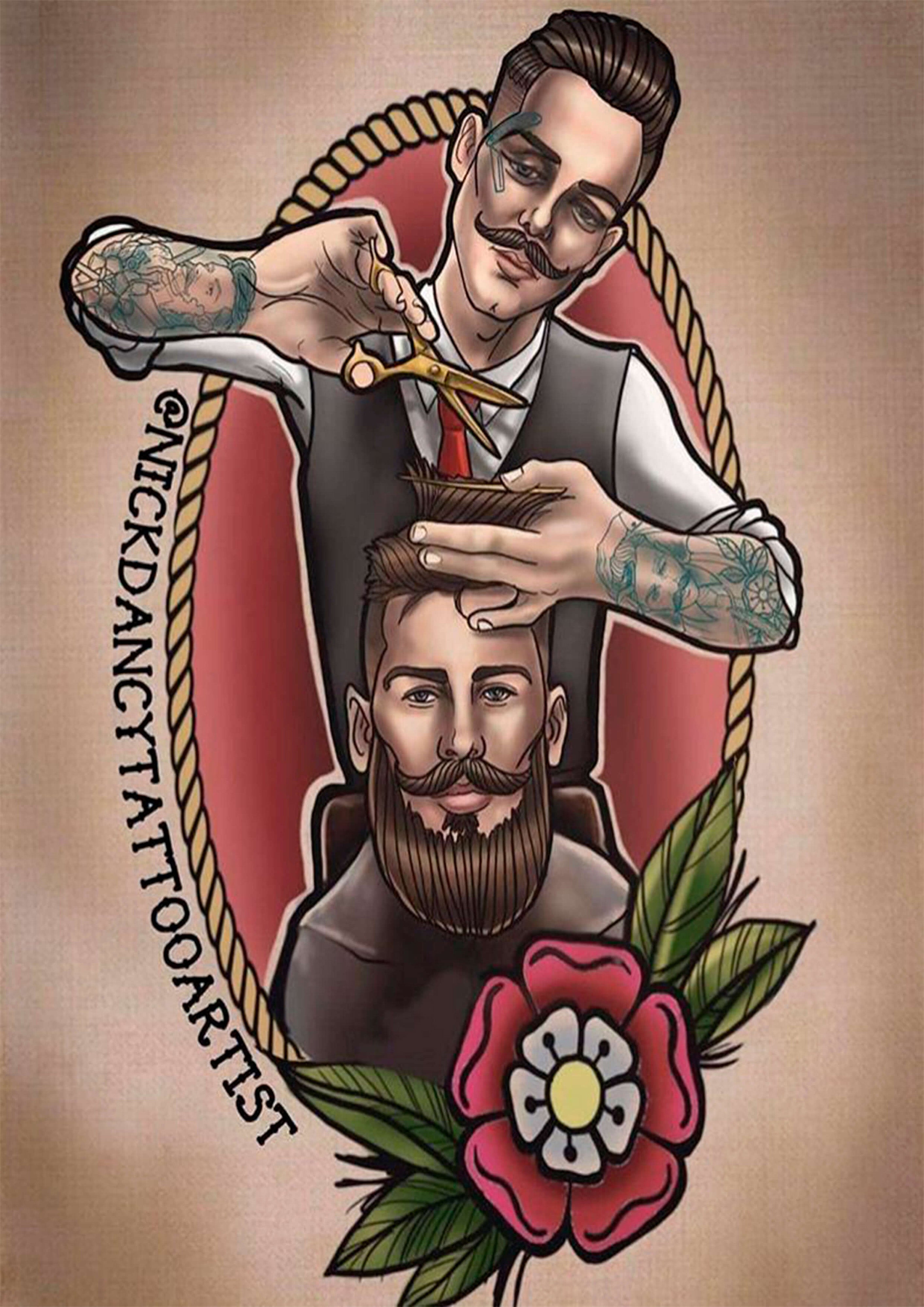 Barbería 072 - Cuadro canvas Canvaradas