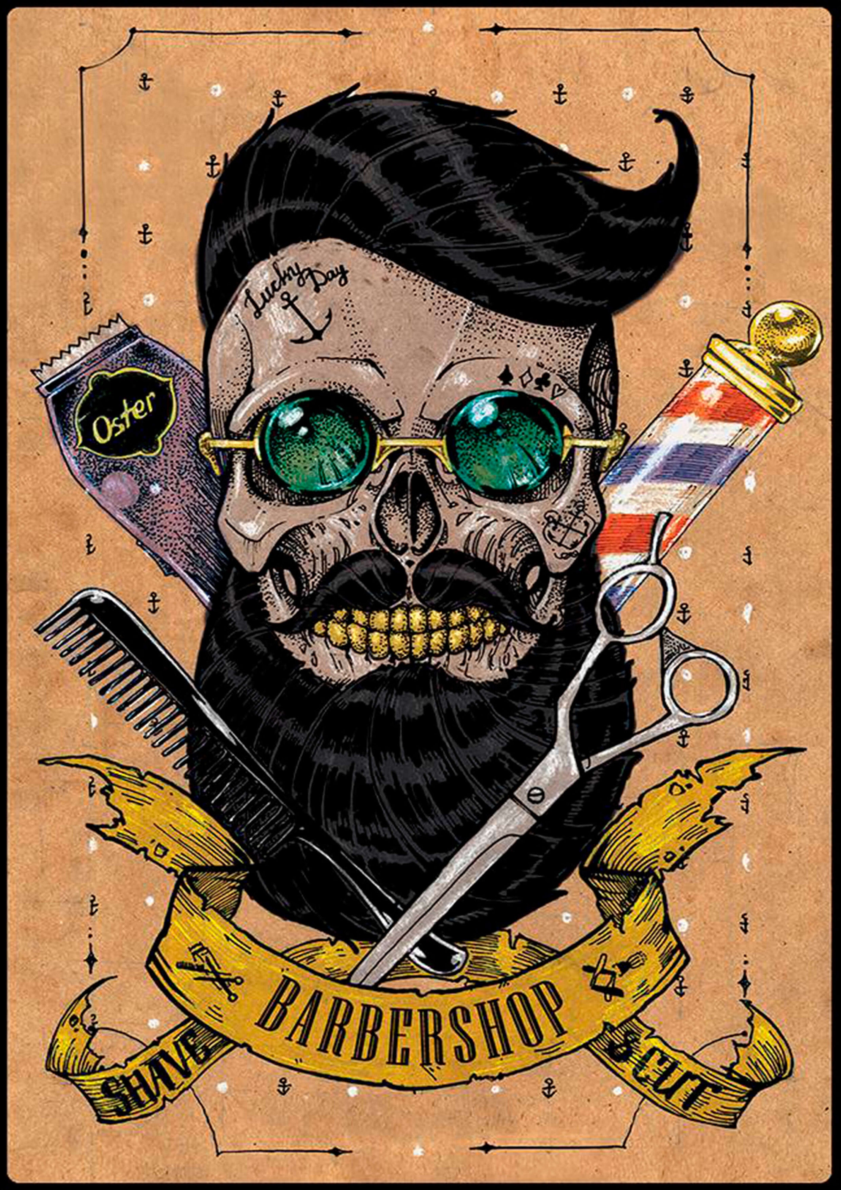 Barbería 084 - Cuadro canvas Canvaradas