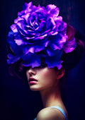Mujer floral 056 - Cuadro canvas Canvaradas