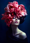 Mujer floral 034 - Cuadro canvas Canvaradas