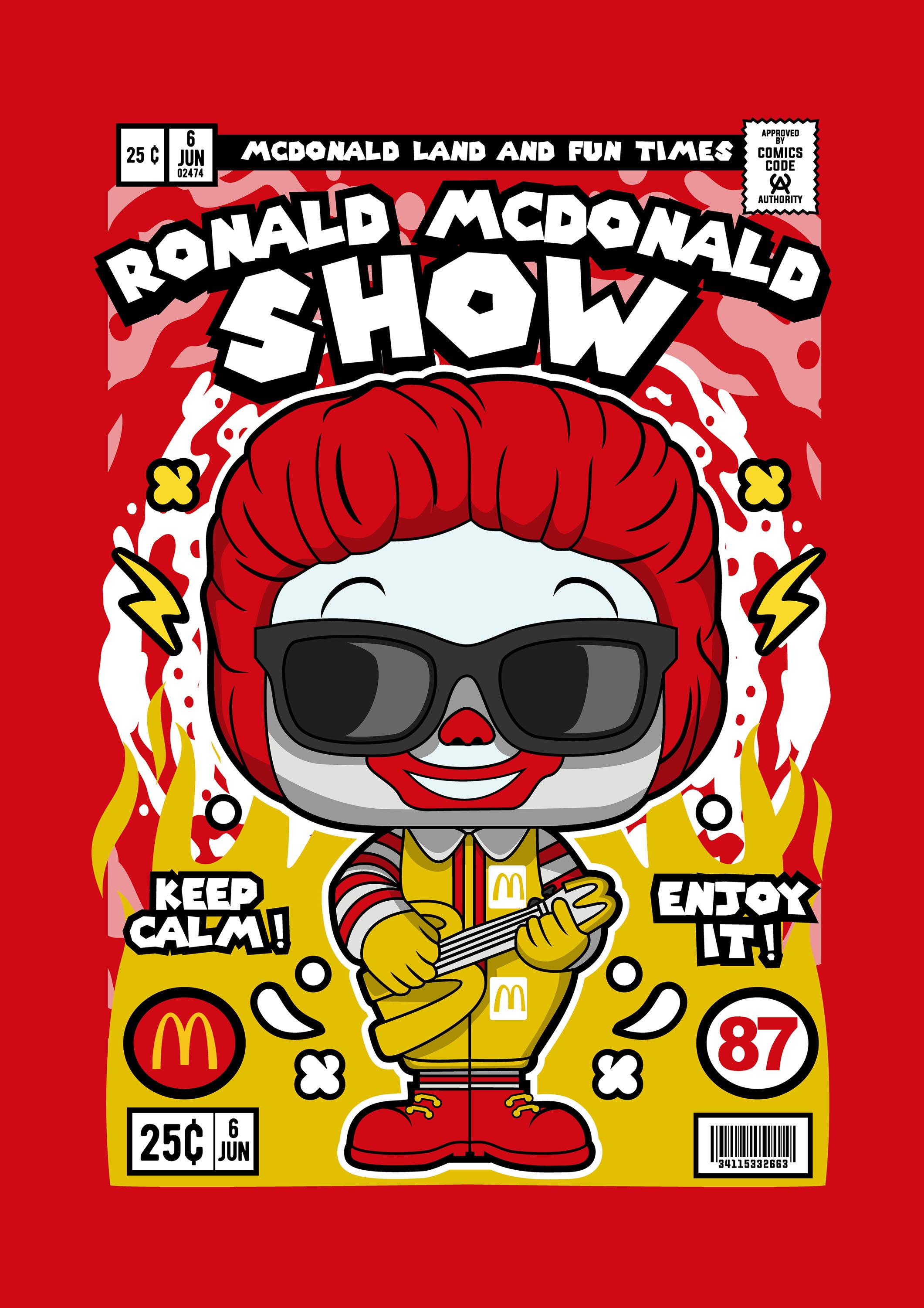 Funko Personajes 008 - cuadro decorativo en canvas