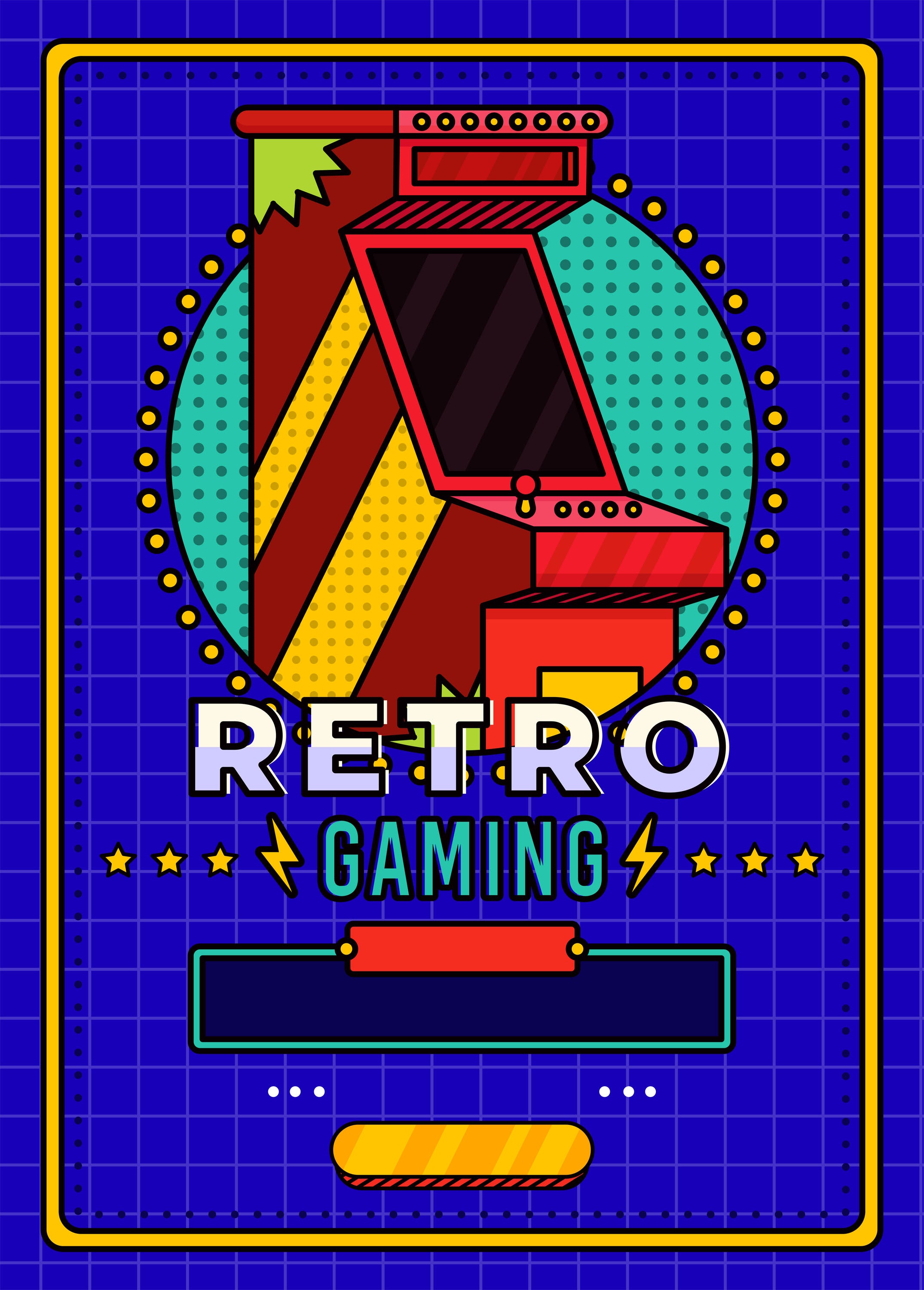 Gaming Retro 015 - cuadro gamer decorativo en canvas